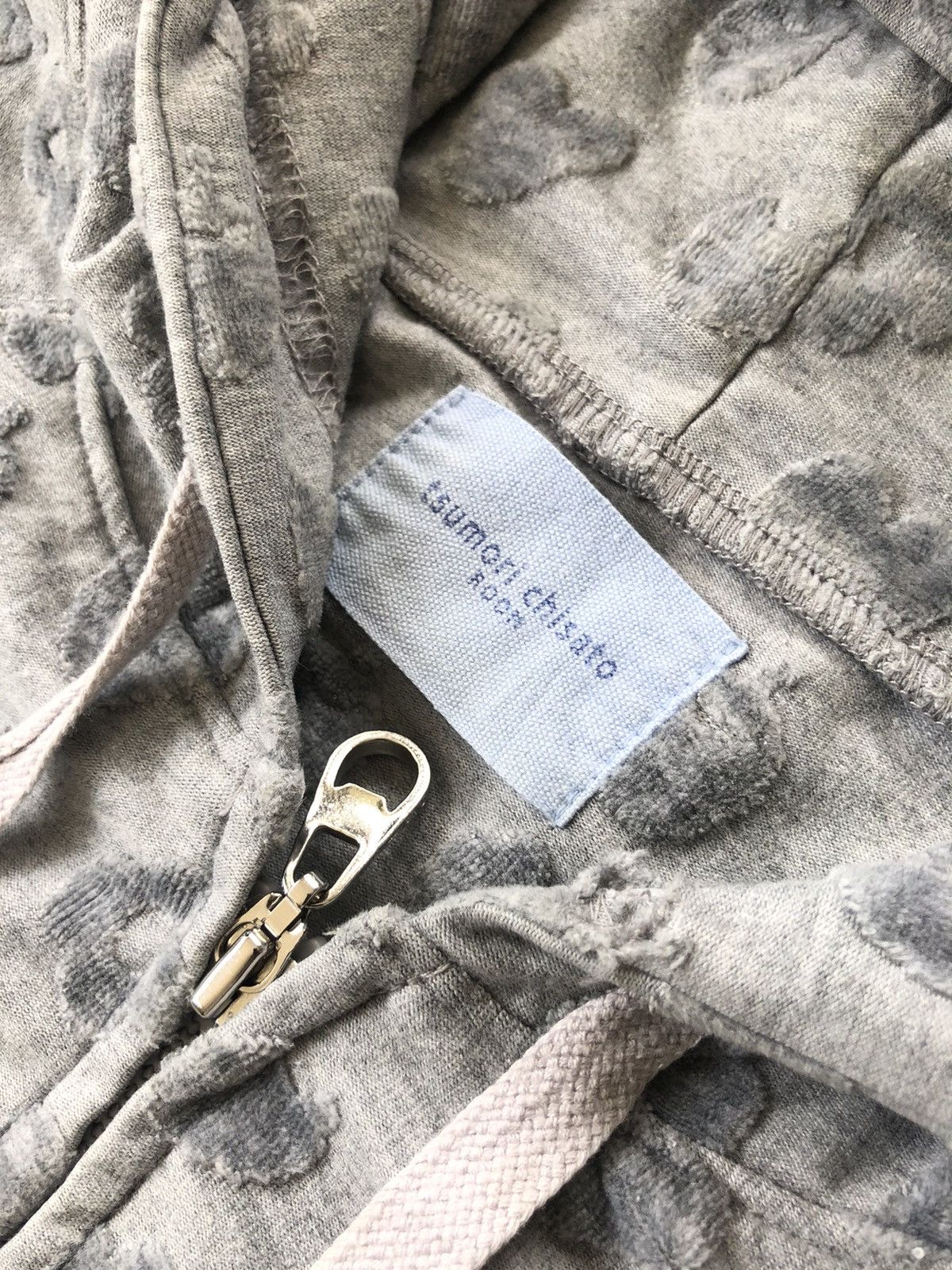 Issey Miyake Miyake Tsumori Chisato Embossed Logo Zipper Hoodie Sweater Size US S / EU 44-46 / 1 - 4 Thumbnail