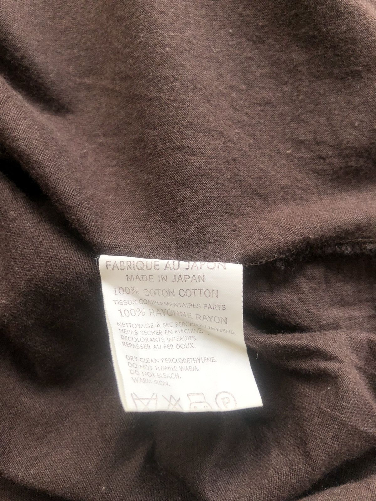 Yohji Yamamoto 🇯🇵 EXCLUSIVE🔥Yohji Men Mock Neck Hybrid Cuff Shirt Size US M / EU 48-50 / 2 - 7 Thumbnail