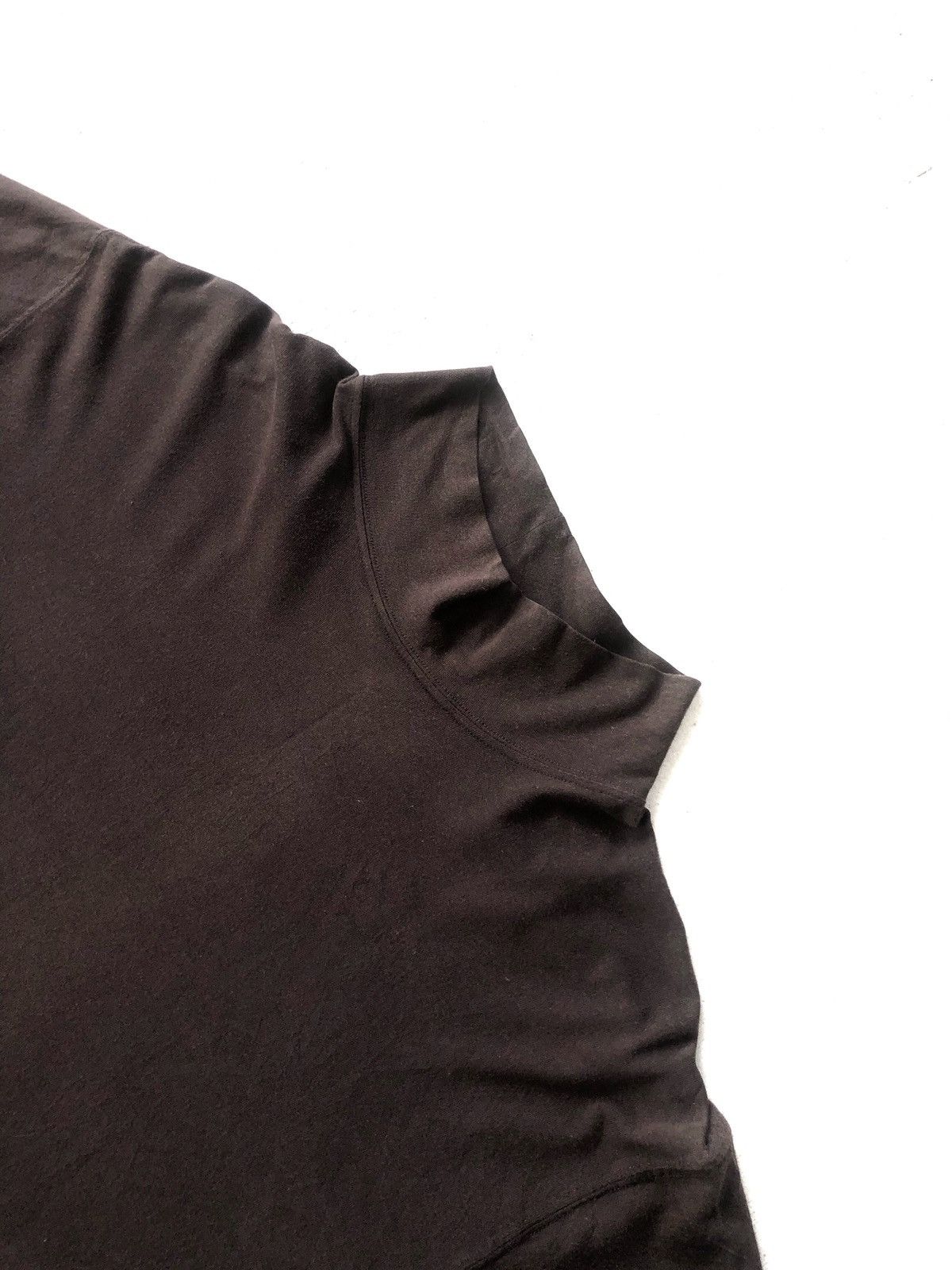 Yohji Yamamoto 🇯🇵 EXCLUSIVE🔥Yohji Men Mock Neck Hybrid Cuff Shirt Size US M / EU 48-50 / 2 - 2 Thumbnail