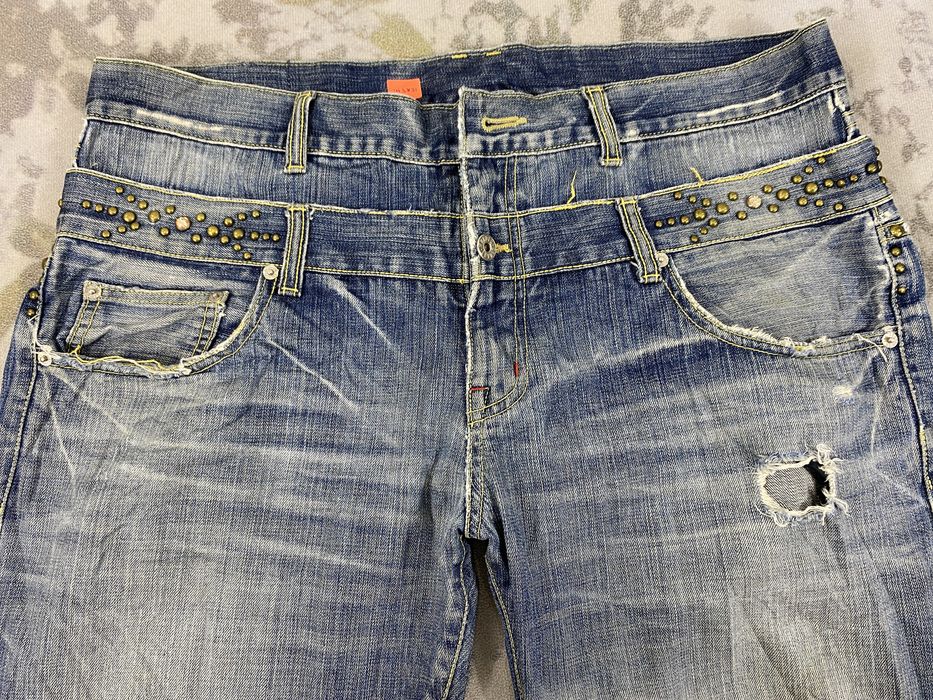 Vintage Vimtage Square Double Waist Jeans 39x32.5 Denim- JN3831 | Grailed