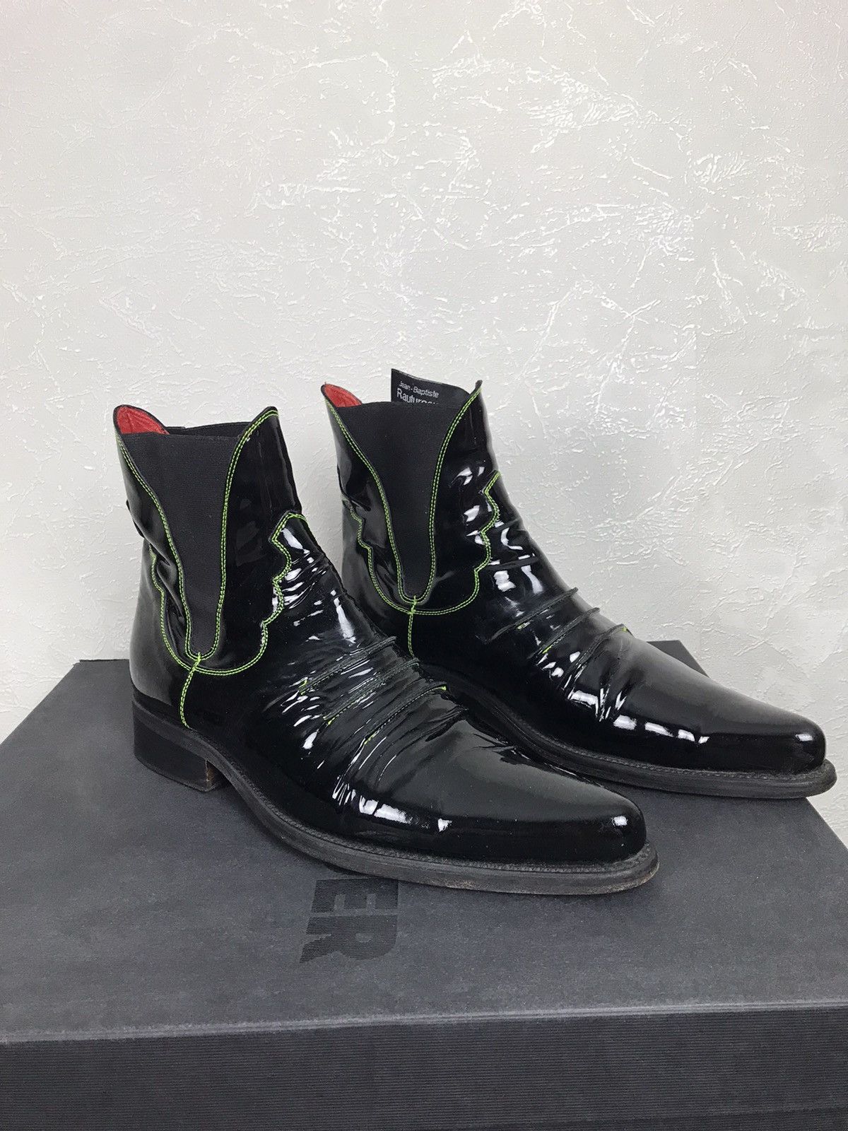 Jean Baptiste Rautureau GRAIL! Jean Baptiste Rautureau Shiny Riding Chelsea Boots Size US 9 / EU 42 - 5 Thumbnail