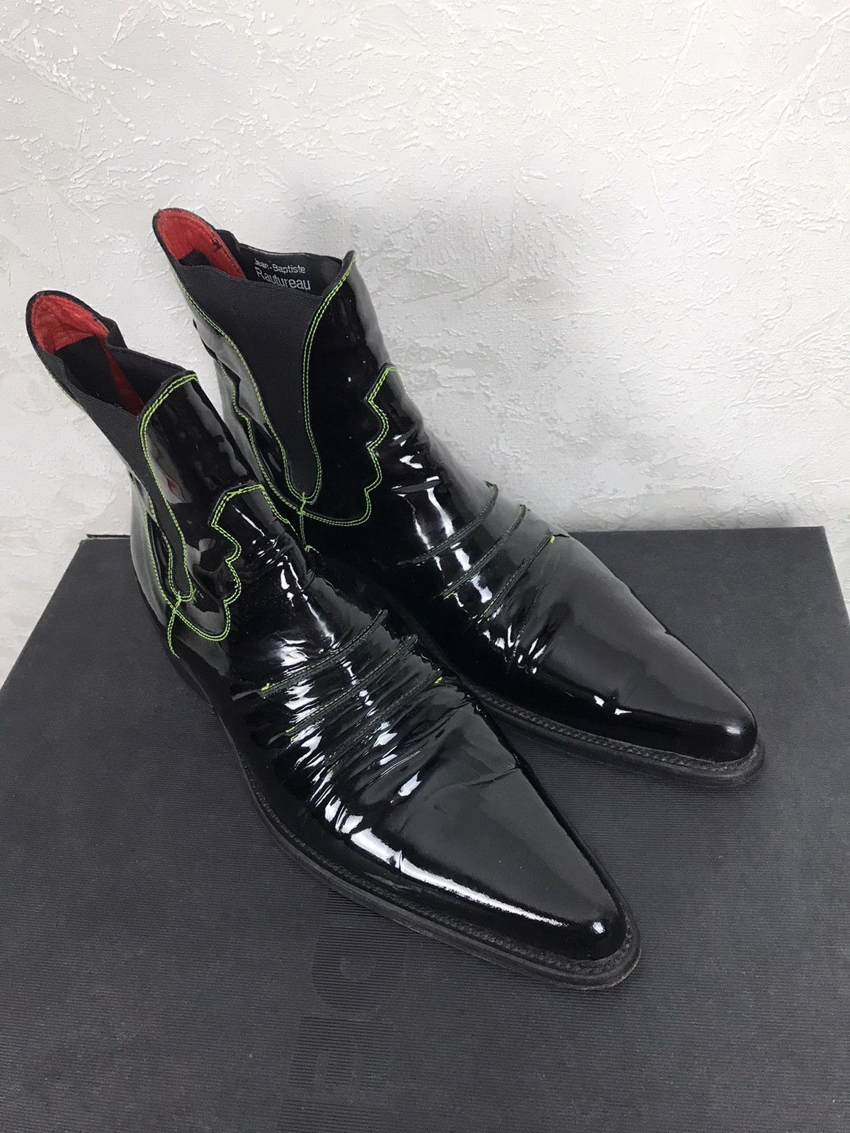 Jean Baptiste Rautureau GRAIL! Jean Baptiste Rautureau Shiny Riding Chelsea Boots Size US 9 / EU 42 - 9 Thumbnail