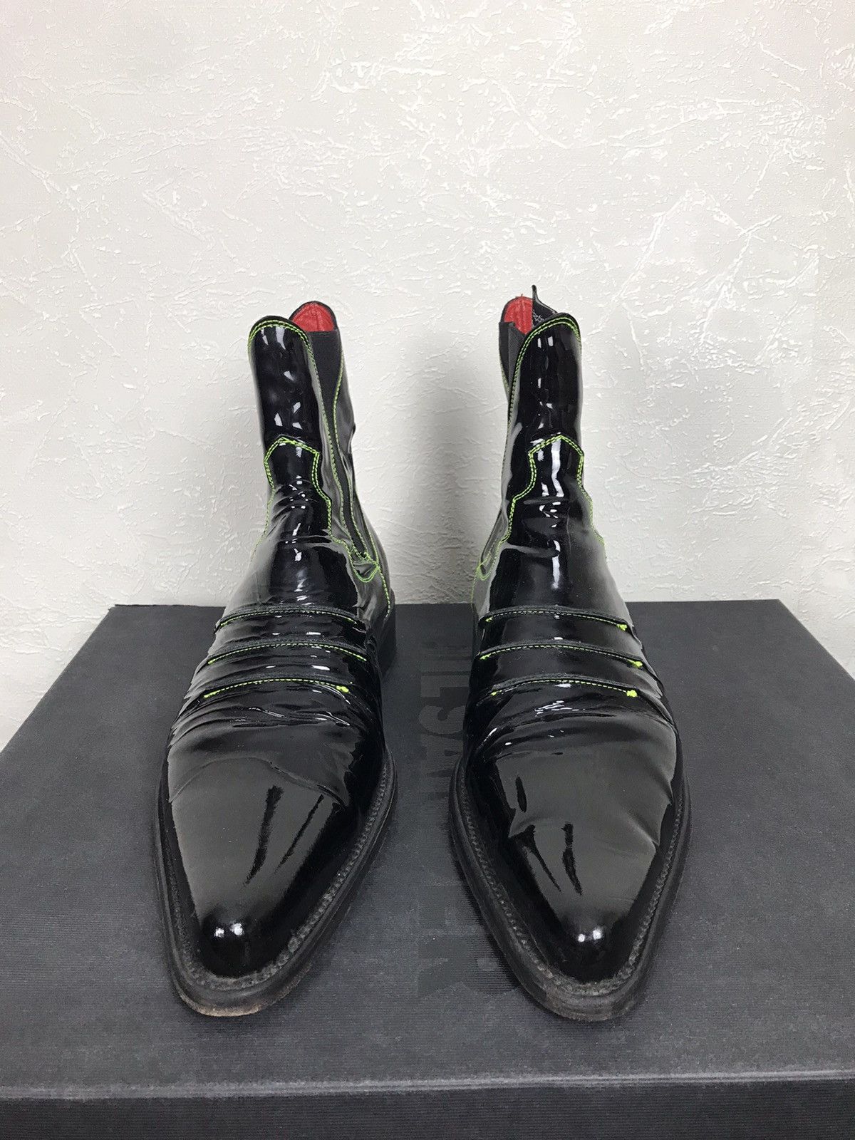 Jean Baptiste Rautureau GRAIL! Jean Baptiste Rautureau Shiny Riding Chelsea Boots Size US 9 / EU 42 - 6 Thumbnail