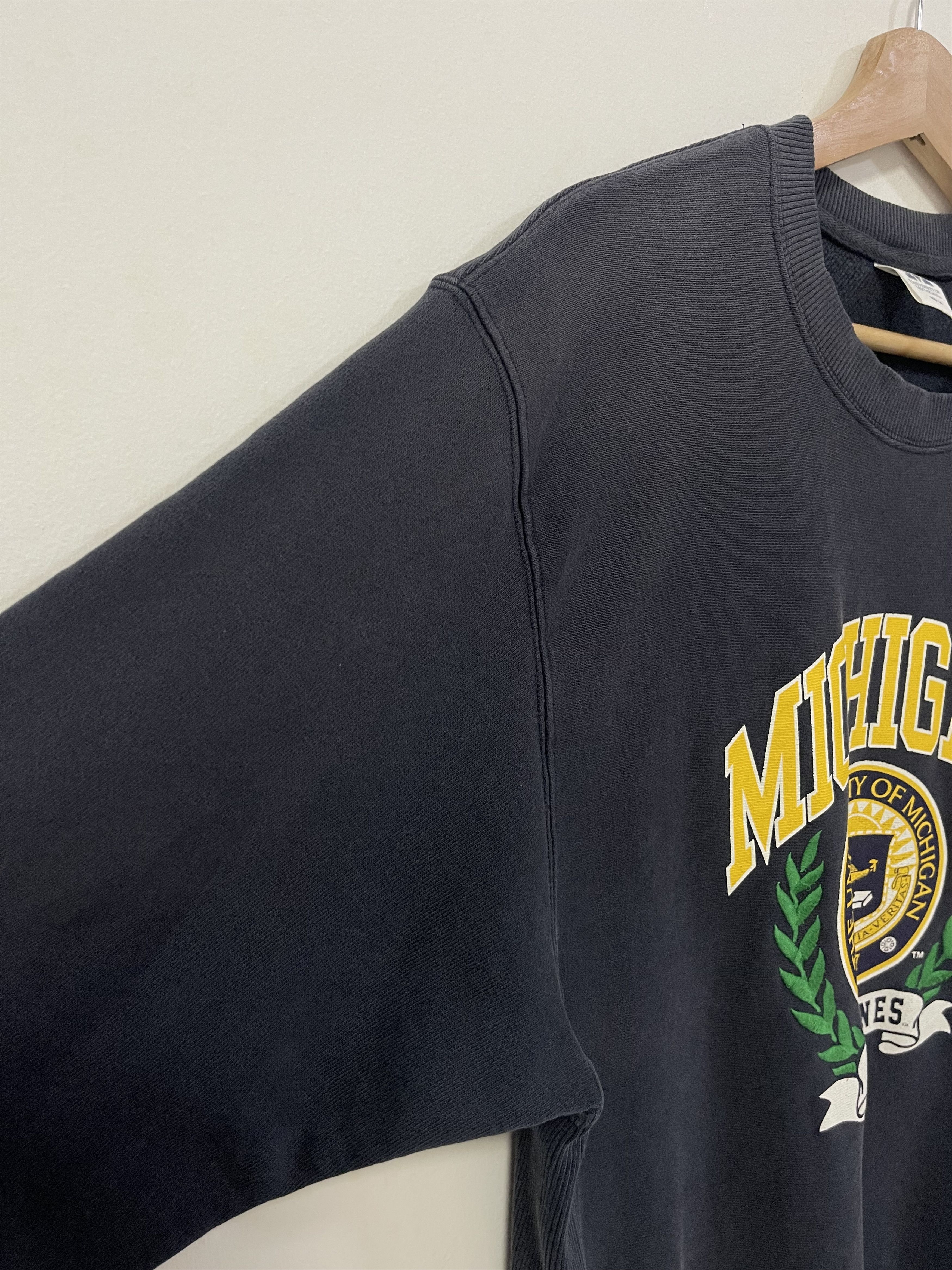 GU × Japanese Brand × Vintage Vintage University Of Michigan Big Logo Sweatshirt Size US S / EU 44-46 / 1 - 5 Thumbnail