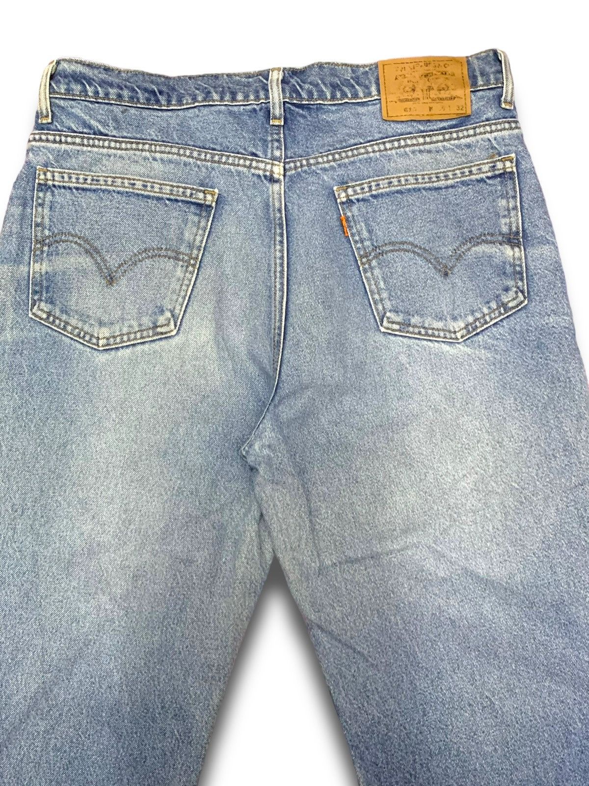 Levi's × Vintage Vintage 90s Orange Tab Levis 609 Size US 36 / EU 52 - 4 Thumbnail