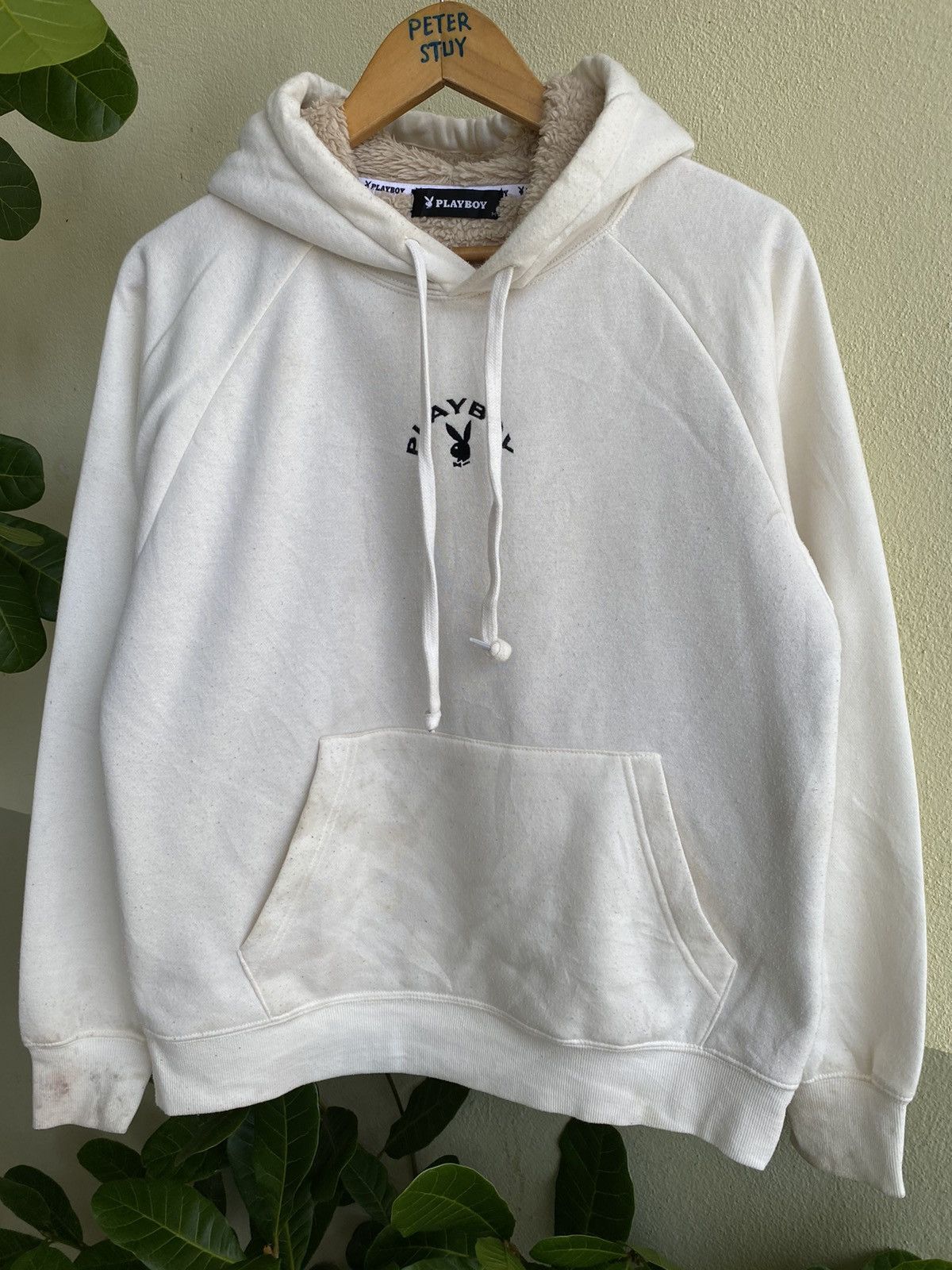 Playboy Playboy Embroidered Centre Logo Hoodie Size US M / EU 48-50 / 2 - 2 Thumbnail