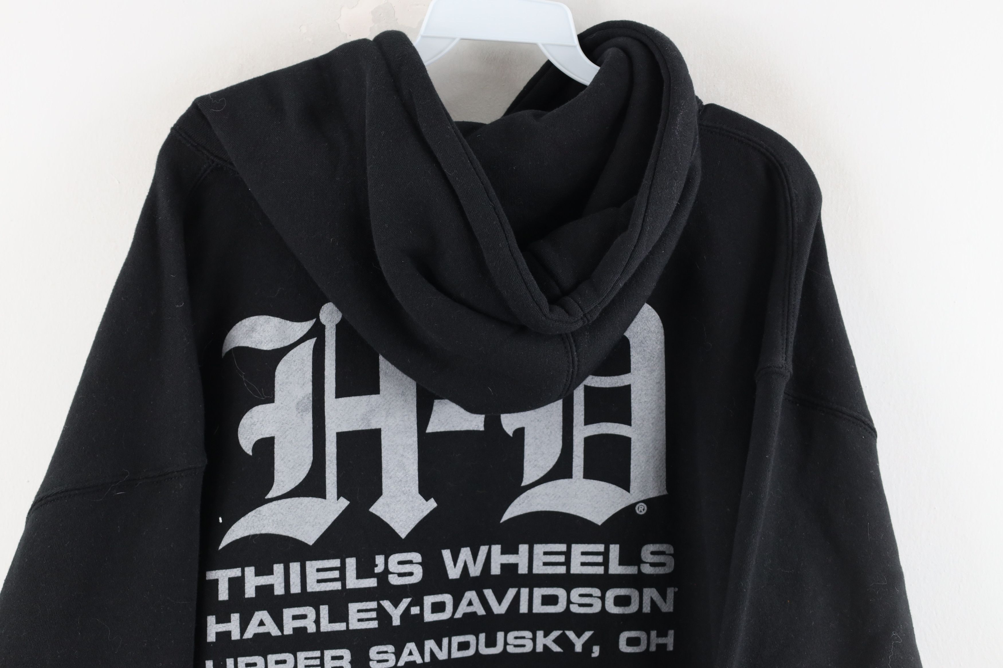 Harley Davidson × Vintage NOS Vintage Harley Davidson Double Sided Hoodie Sweatshirt Size US XL / EU 56 / 4 - 7 Thumbnail