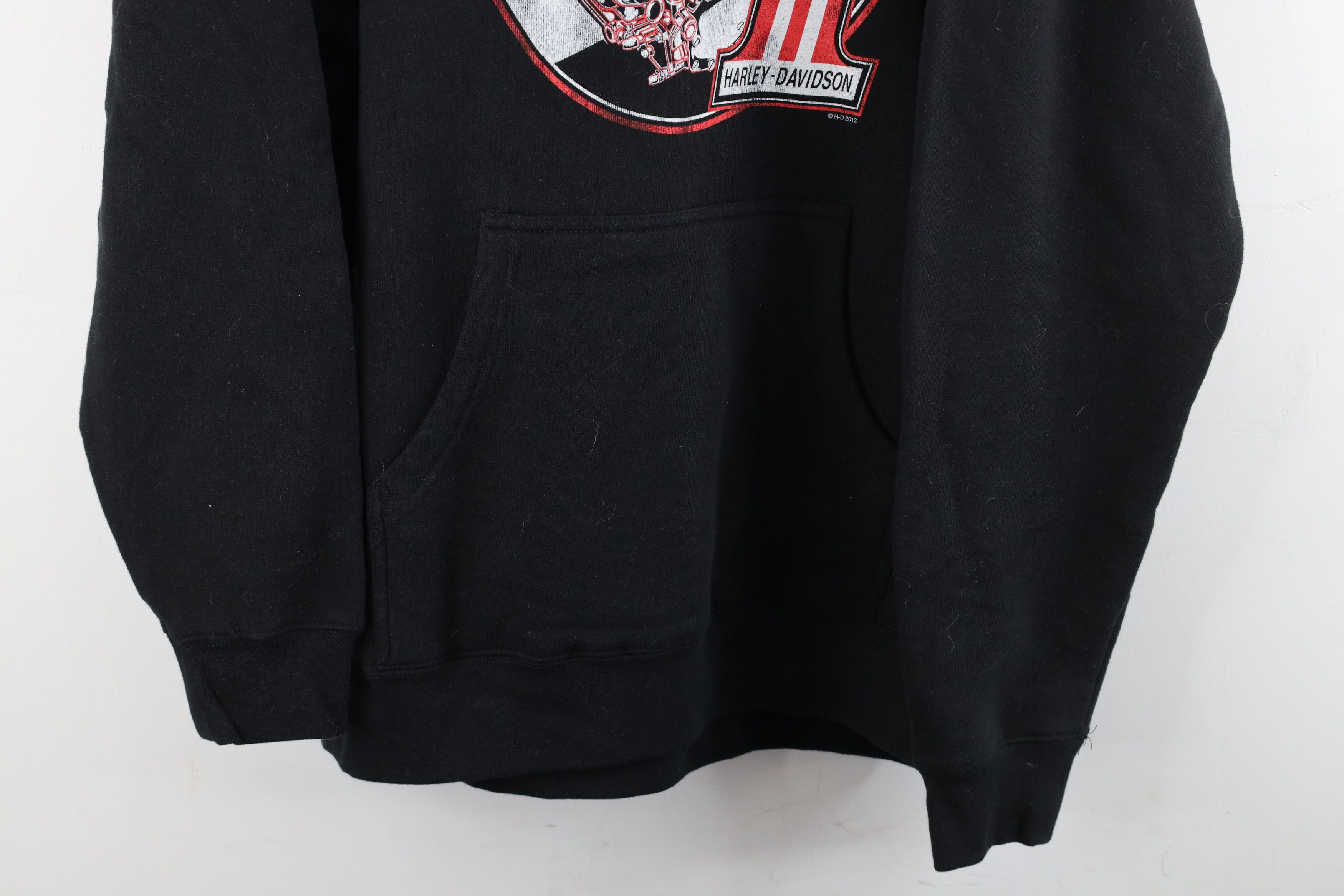 Harley Davidson × Vintage NOS Vintage Harley Davidson Double Sided Hoodie Sweatshirt Size US XL / EU 56 / 4 - 3 Thumbnail