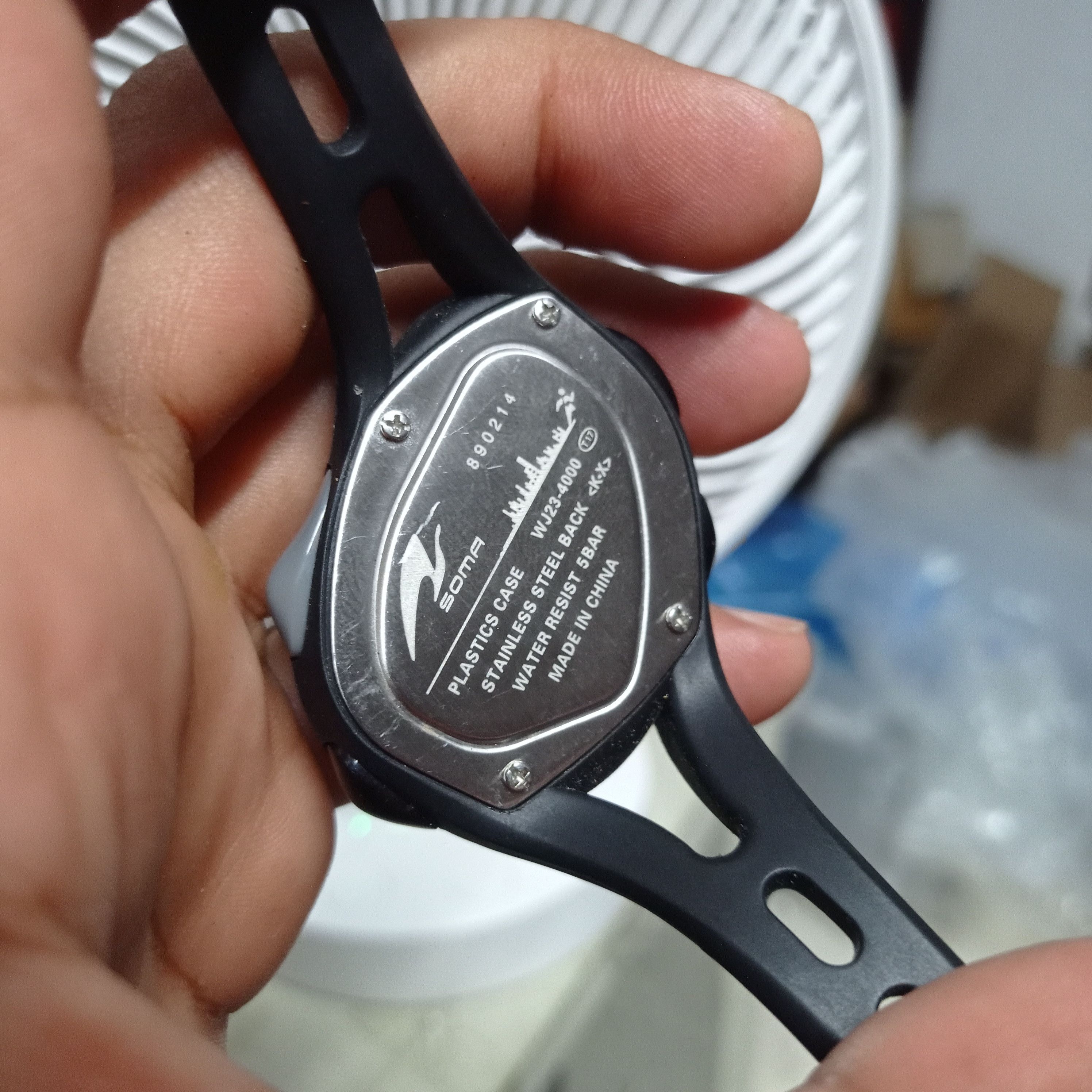 Japanese Brand Vintage SOMA Watch (WJ23-4000) Sports Like NIKE Watch Size ONE SIZE - 10 Thumbnail