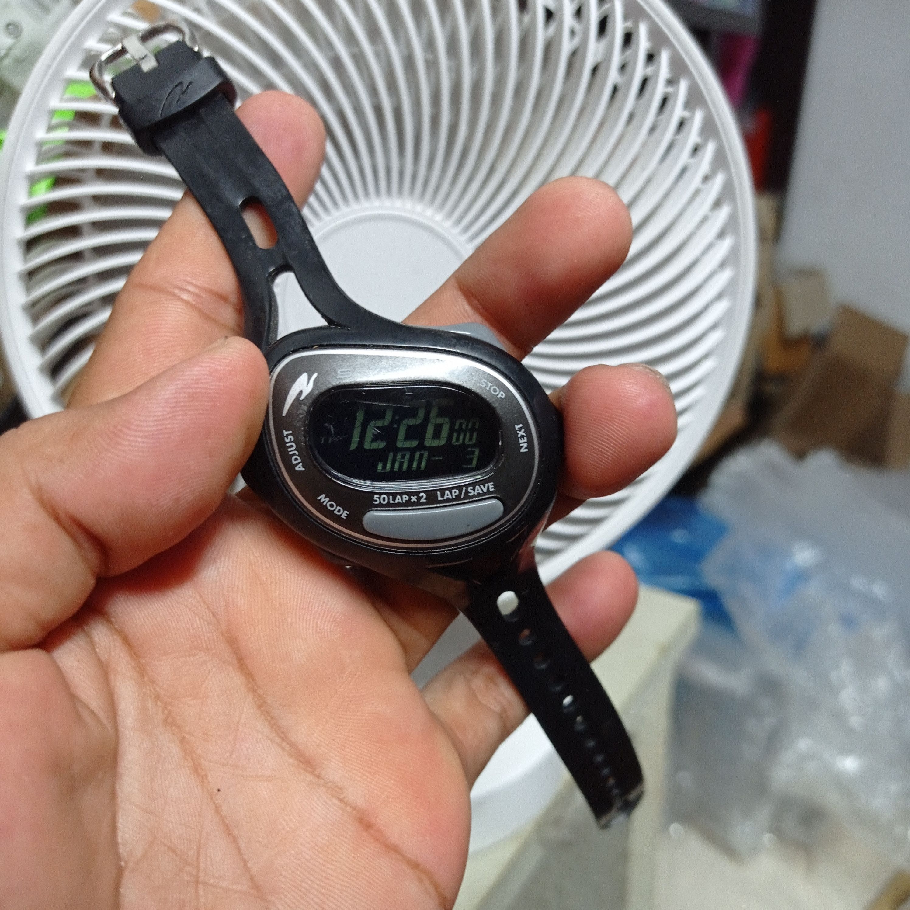 Japanese Brand Vintage SOMA Watch (WJ23-4000) Sports Like NIKE Watch Size ONE SIZE - 14 Thumbnail