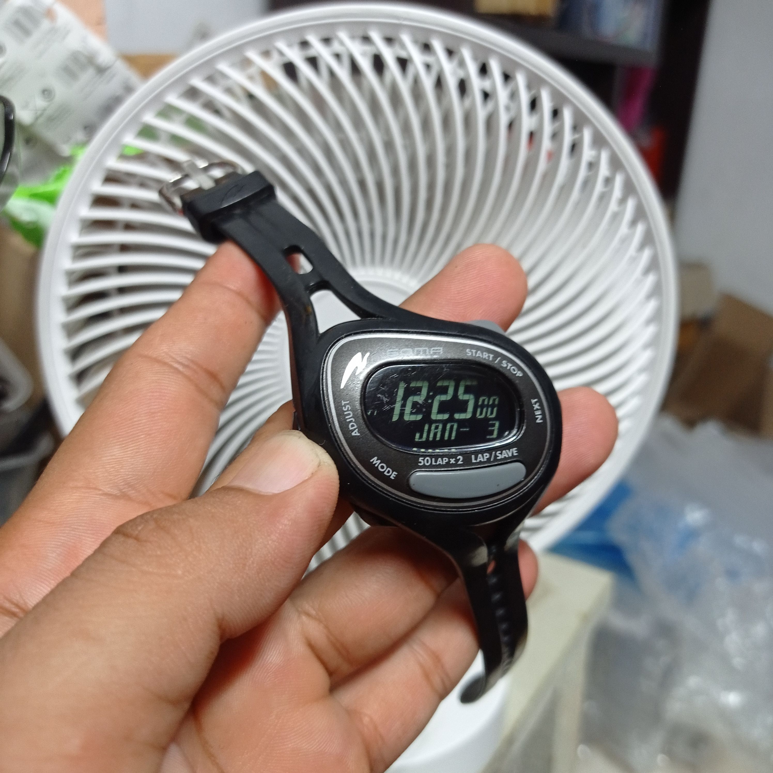 Japanese Brand Vintage SOMA Watch (WJ23-4000) Sports Like NIKE Watch Size ONE SIZE - 5 Thumbnail