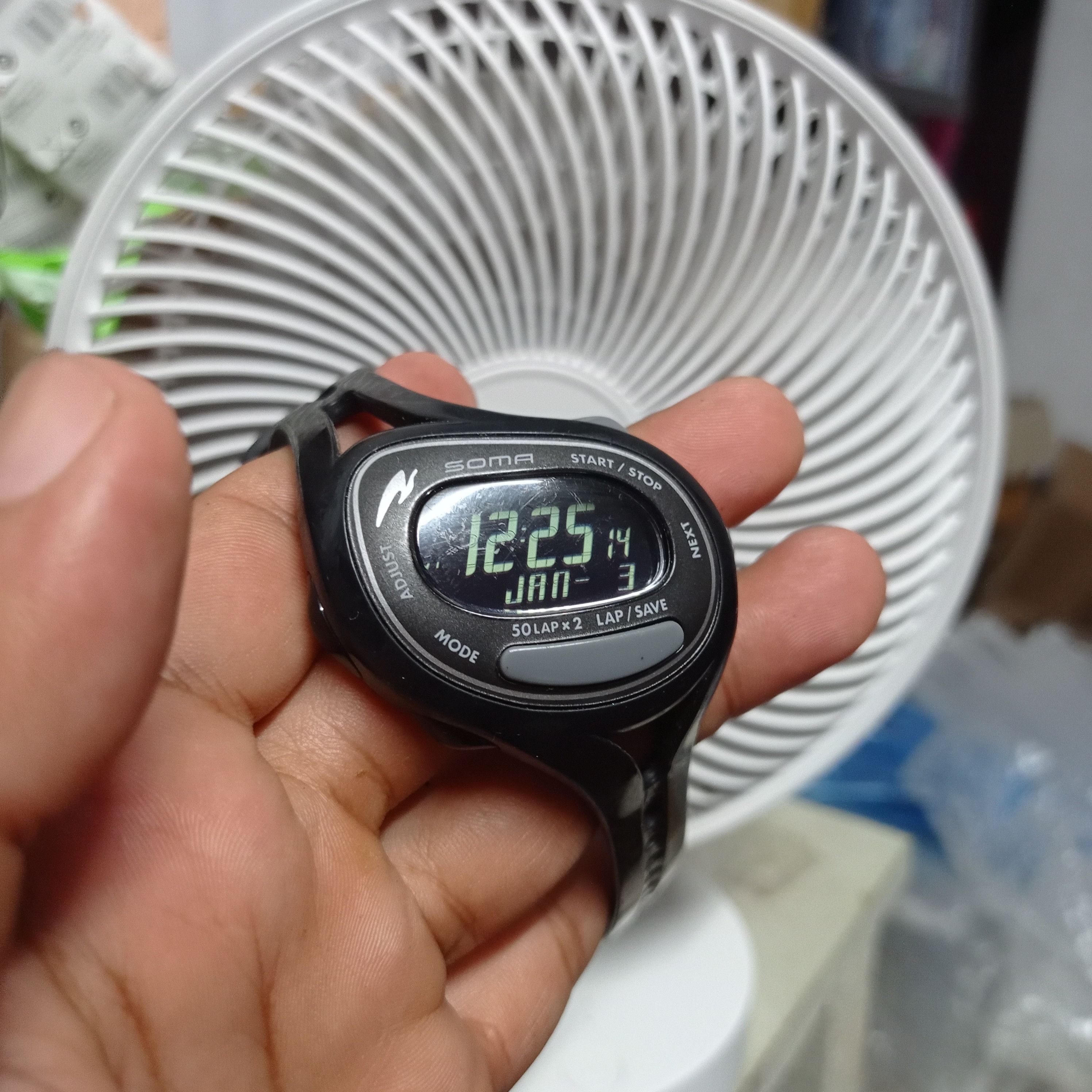 Japanese Brand Vintage SOMA Watch (WJ23-4000) Sports Like NIKE Watch Size ONE SIZE - 6 Thumbnail