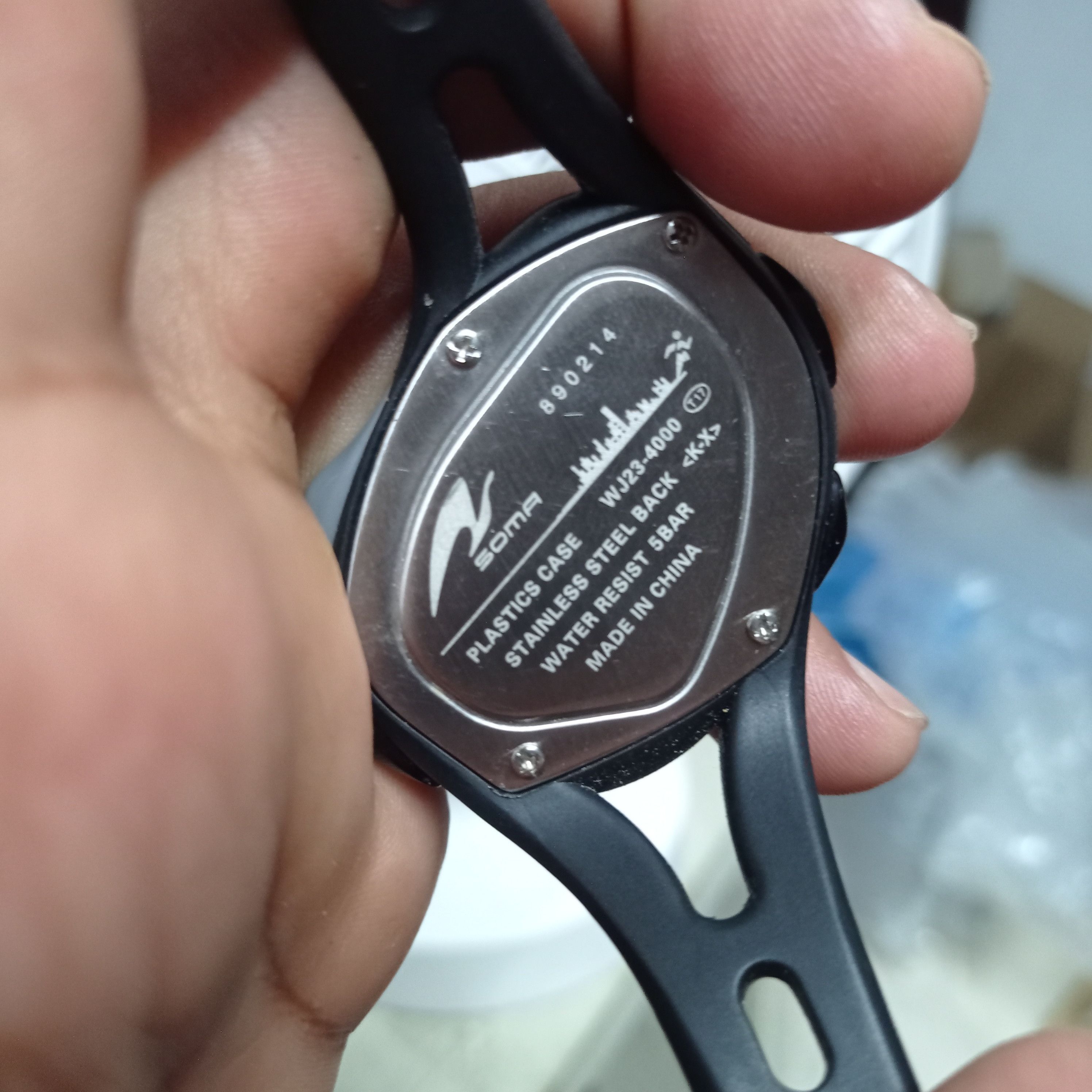 Japanese Brand Vintage SOMA Watch (WJ23-4000) Sports Like NIKE Watch Size ONE SIZE - 4 Thumbnail