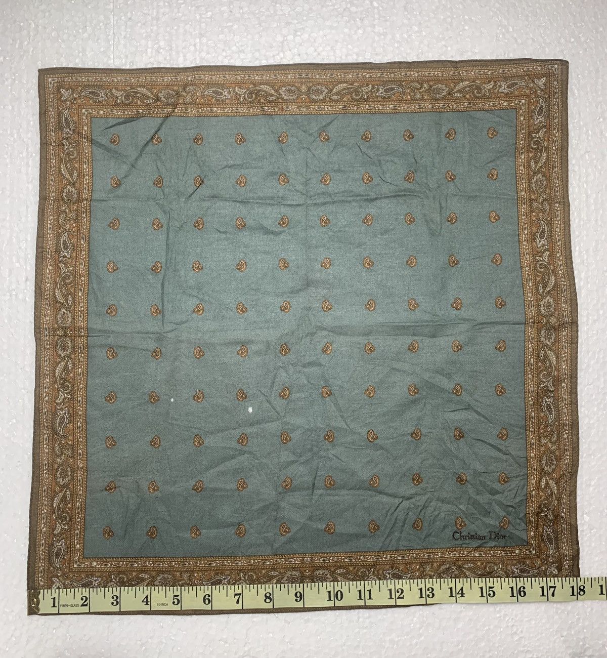Designer Christian Dior Monsieur Handkerchief /Neckerchief /Bandana Size ONE SIZE - 8 Thumbnail