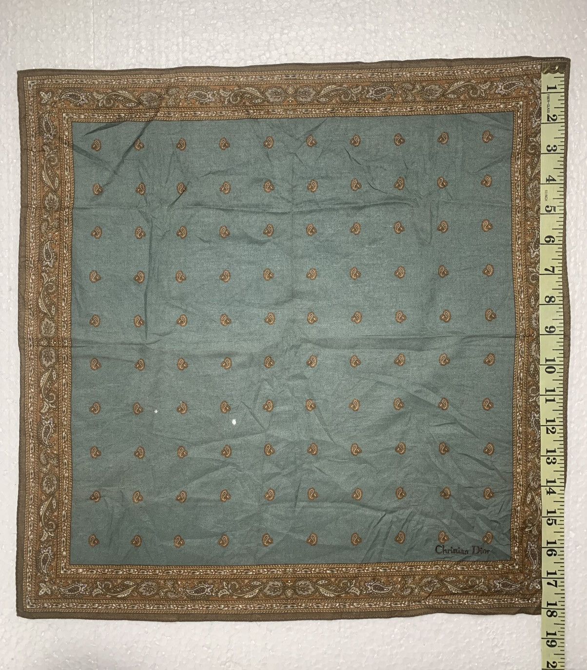 Designer Christian Dior Monsieur Handkerchief /Neckerchief /Bandana Size ONE SIZE - 9 Thumbnail