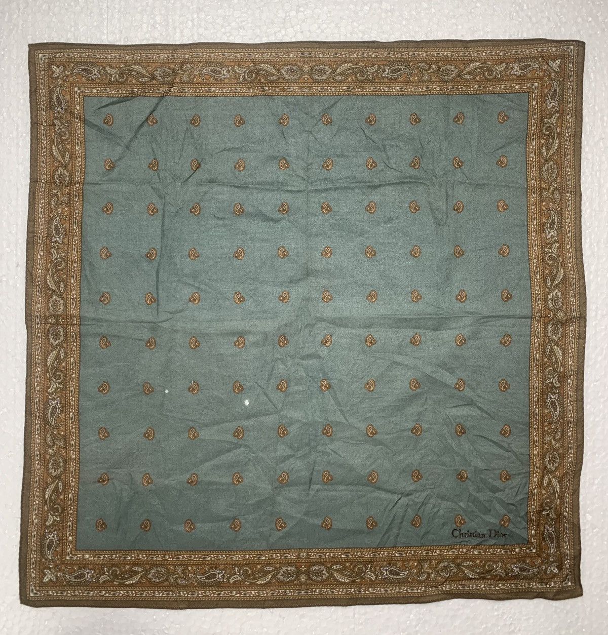 Designer Christian Dior Monsieur Handkerchief /Neckerchief /Bandana Size ONE SIZE - 3 Thumbnail