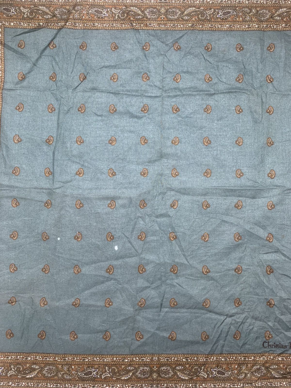 Designer Christian Dior Monsieur Handkerchief /Neckerchief /Bandana Size ONE SIZE - 7 Thumbnail