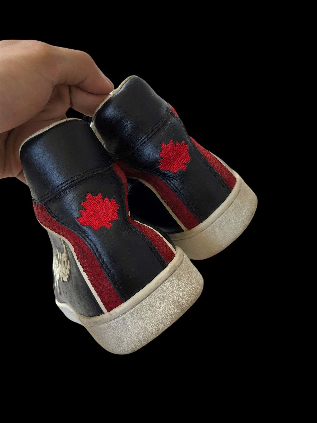 Dsquared2 DSQUARED2 D2 ™️ Logo Leather Runway Hi-Top Sneaker Size US 8 / EU 41 - 4 Thumbnail
