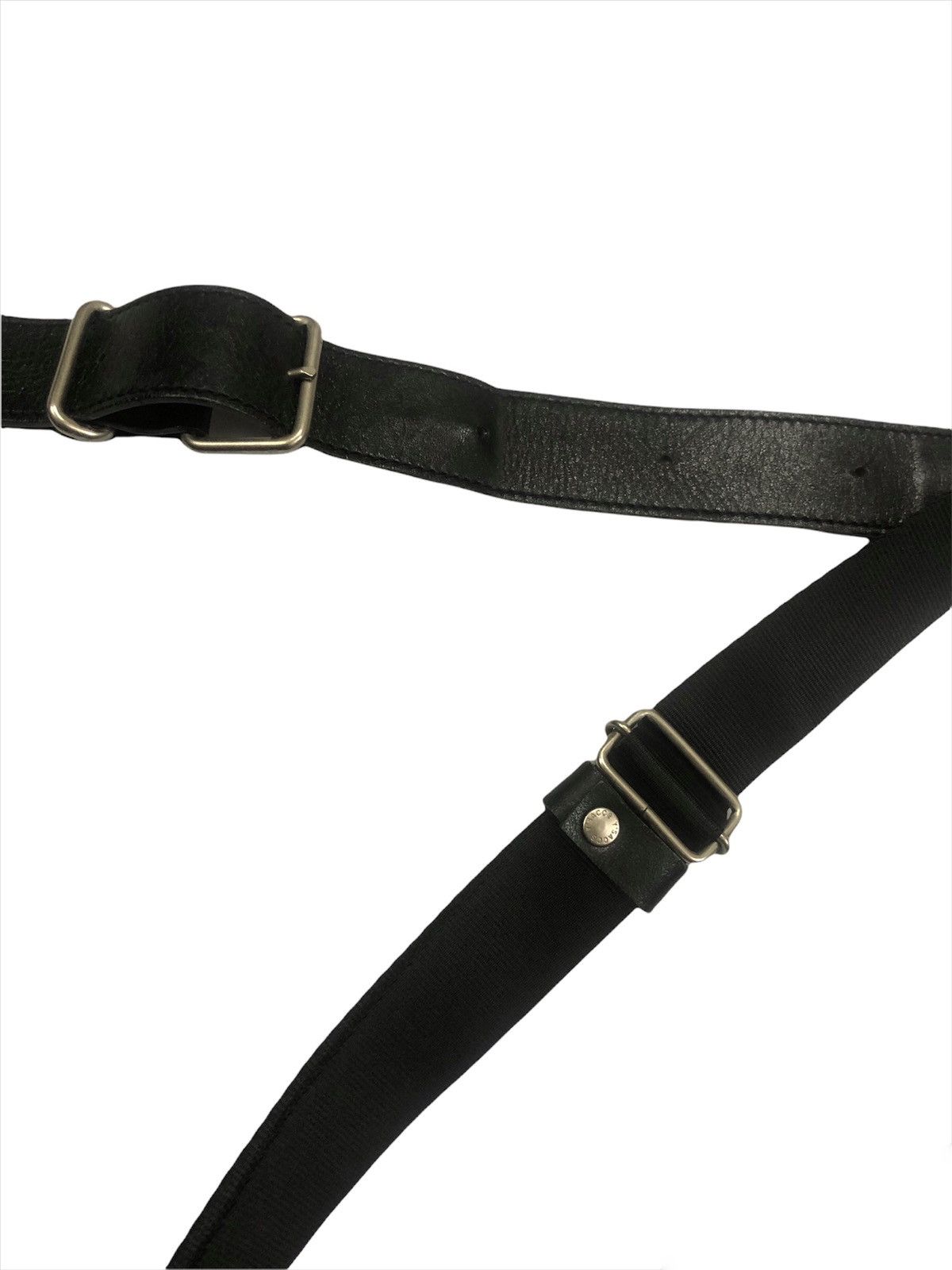 Yohji Yamamoto OG Yohji Yamamoto Y'Saccs Leather Hybrid Medium Sling Bag Size ONE SIZE - 6 Thumbnail