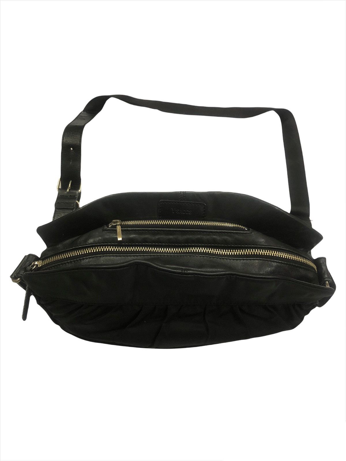Yohji Yamamoto OG Yohji Yamamoto Y'Saccs Leather Hybrid Medium Sling Bag Size ONE SIZE - 2 Thumbnail