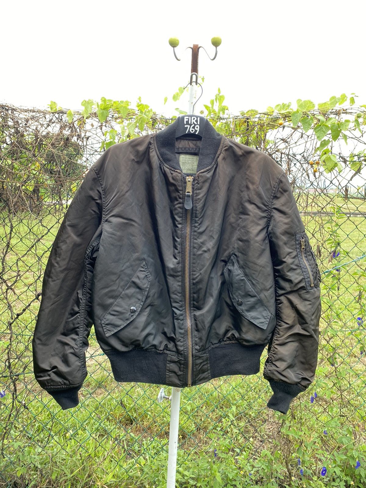 80's〜 ALPHA MA-1 MADE IN USA 1.VINTAGE 70s- 80s ALPHA INDUSTRIES MA-1 BOMBER JACKET SIZE