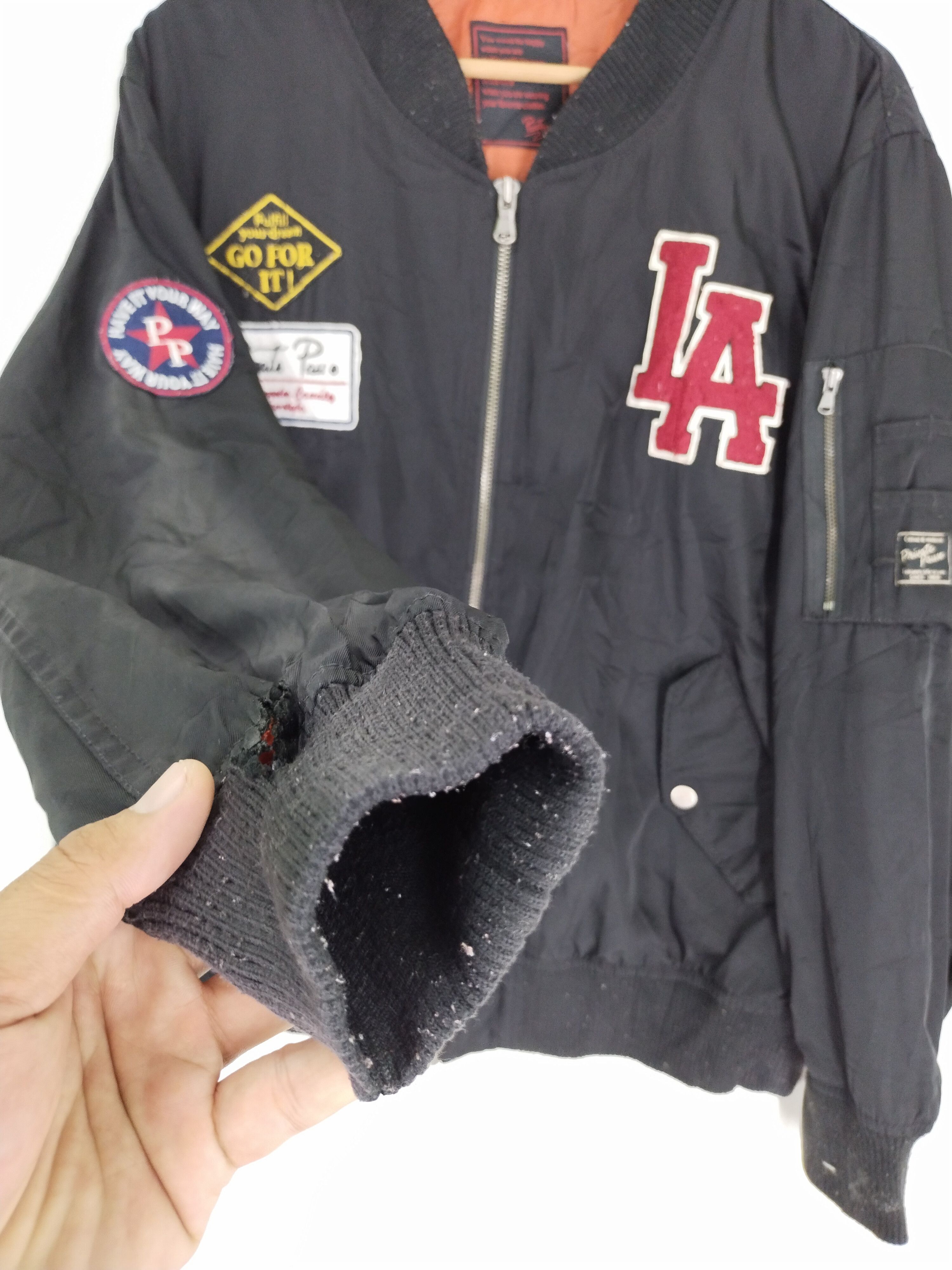 If Six Was Nine × Japanese Brand EMBROIDERY BOMBER VARSITY JACKET Size US M / EU 48-50 / 2 - 6 Thumbnail