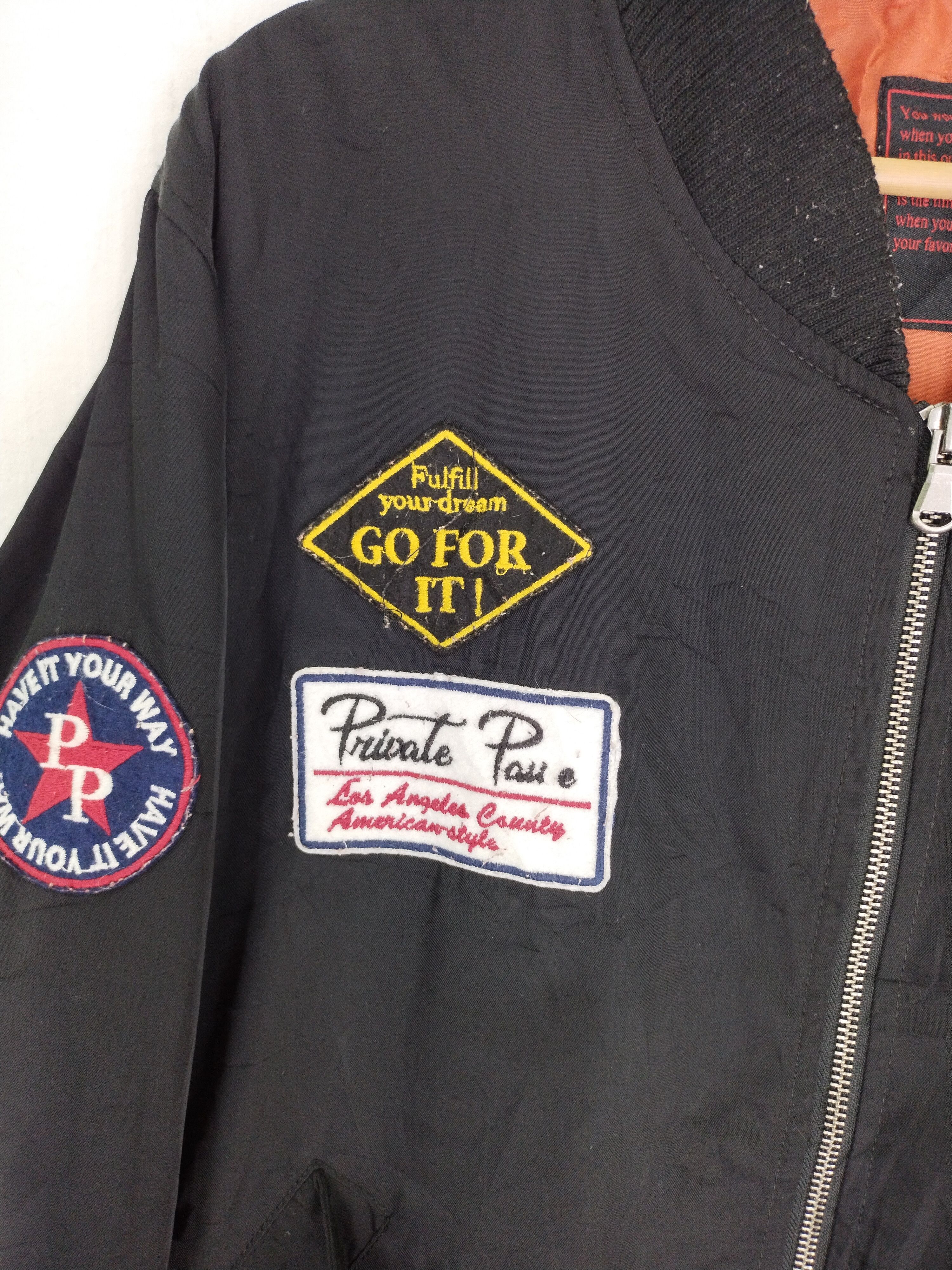 If Six Was Nine × Japanese Brand EMBROIDERY BOMBER VARSITY JACKET Size US M / EU 48-50 / 2 - 9 Thumbnail