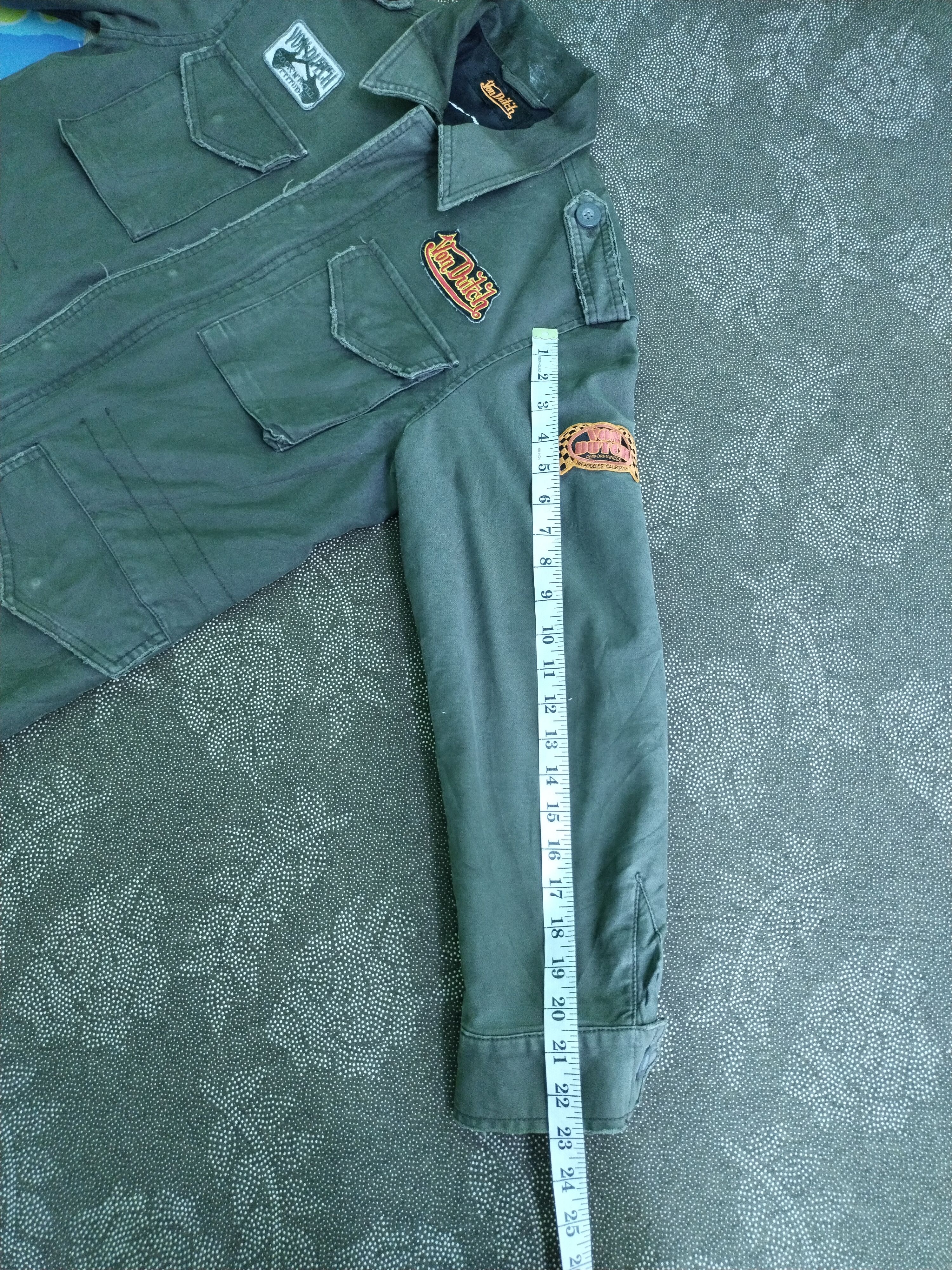 VINTAGE VON DUTCH SKULL TACTICAL JACKET