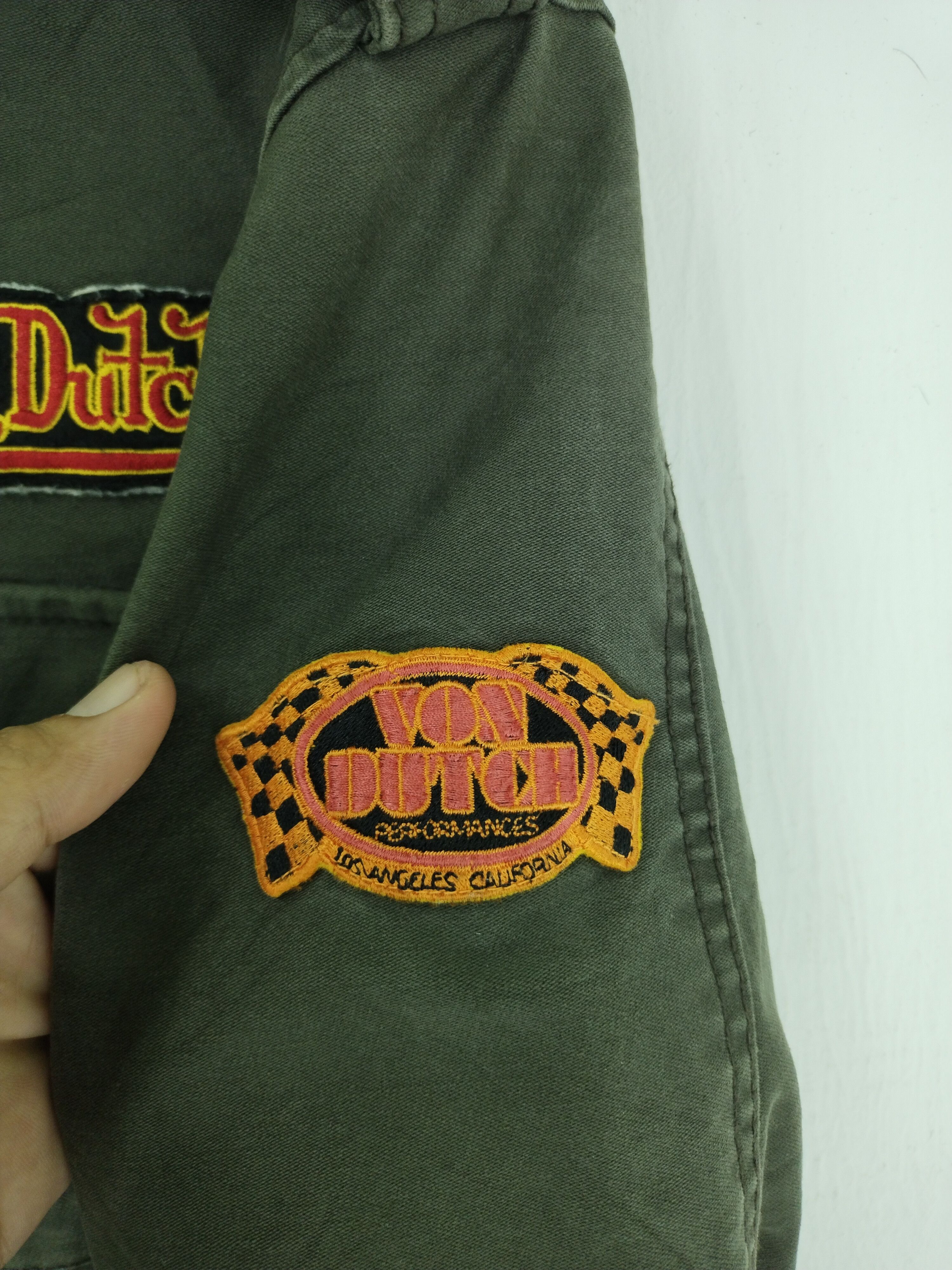 VINTAGE VON DUTCH SKULL TACTICAL JACKET
