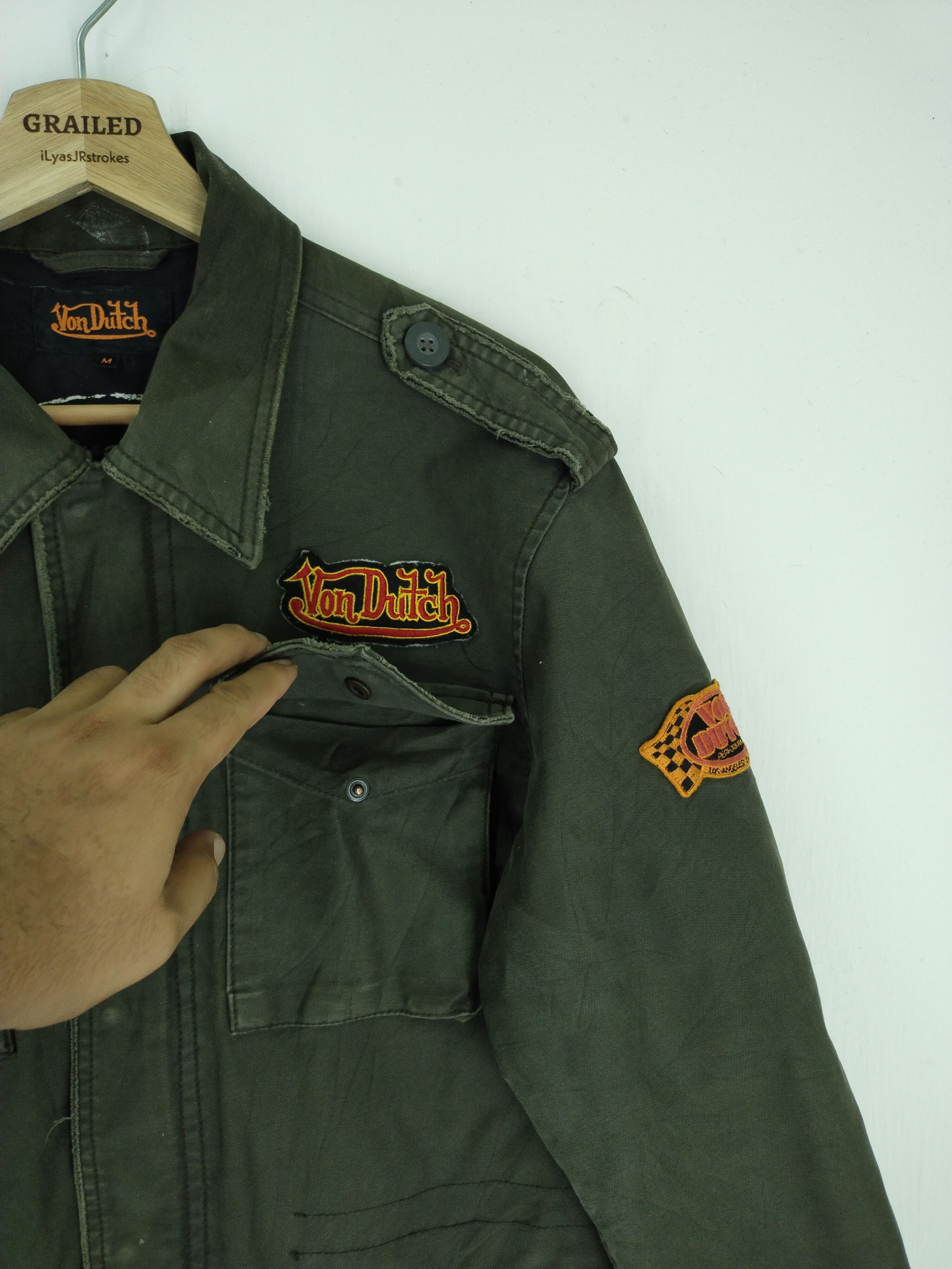 VINTAGE VON DUTCH SKULL TACTICAL JACKET