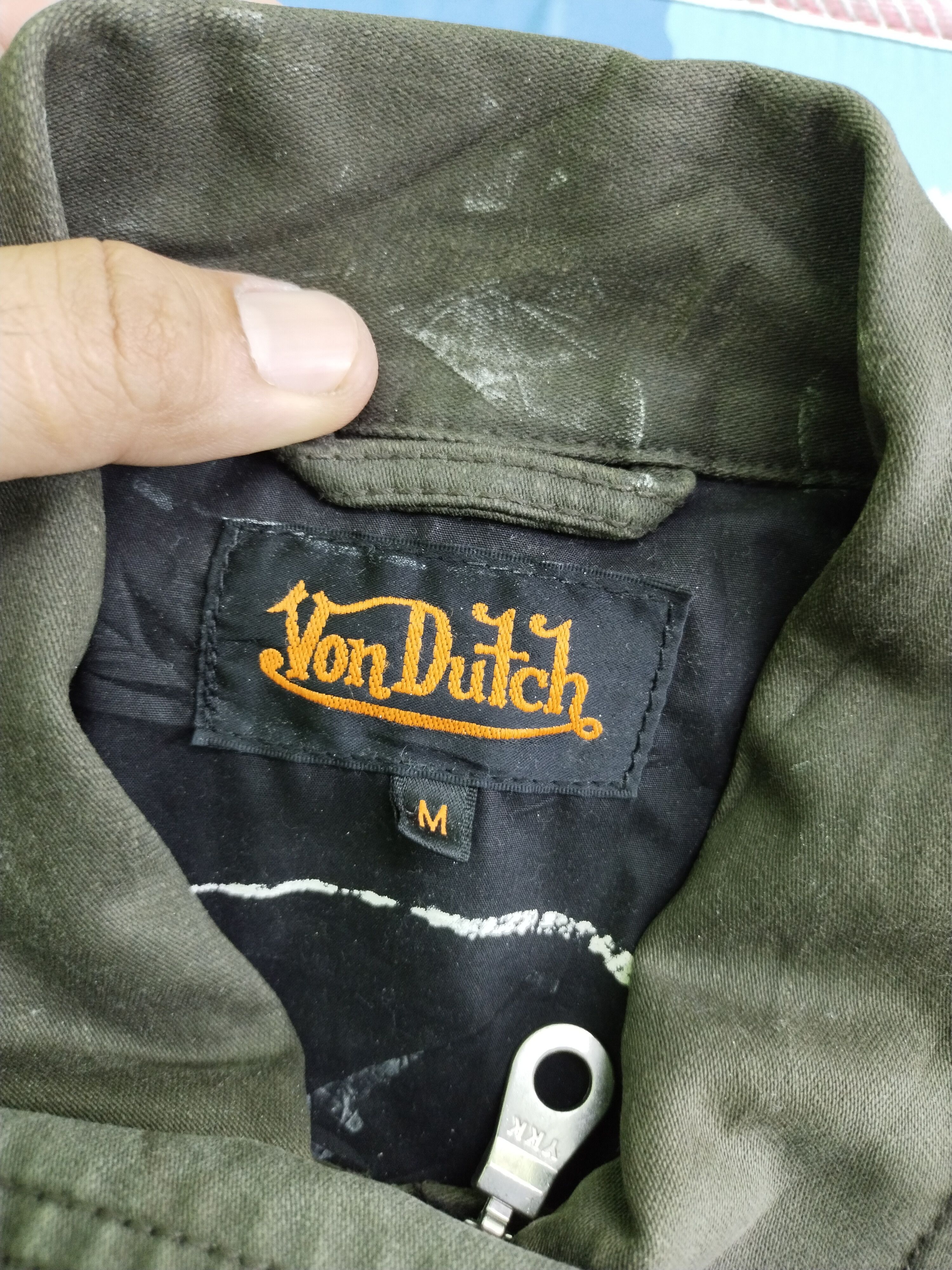 VINTAGE VON DUTCH SKULL TACTICAL JACKET