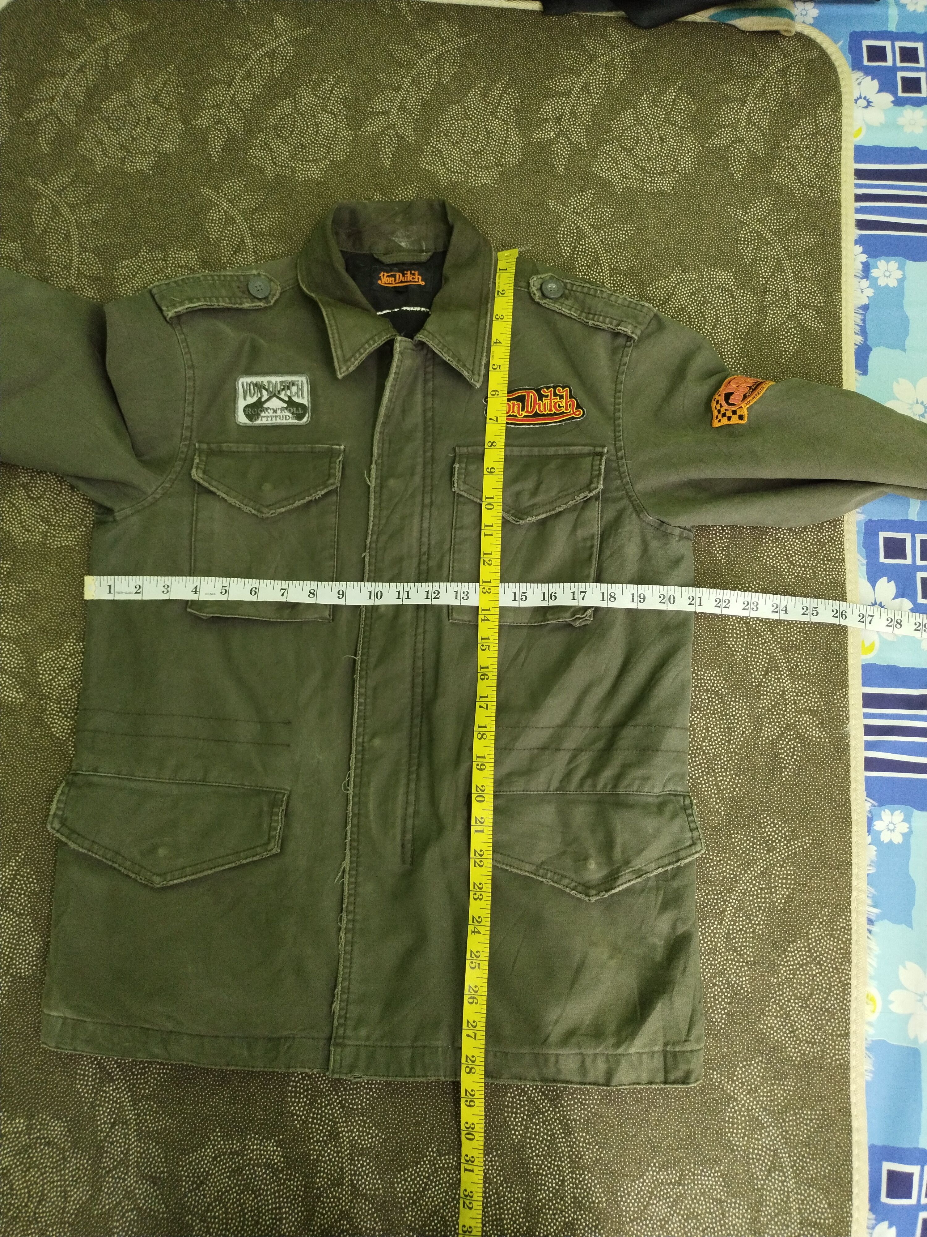 VINTAGE VON DUTCH SKULL TACTICAL JACKET