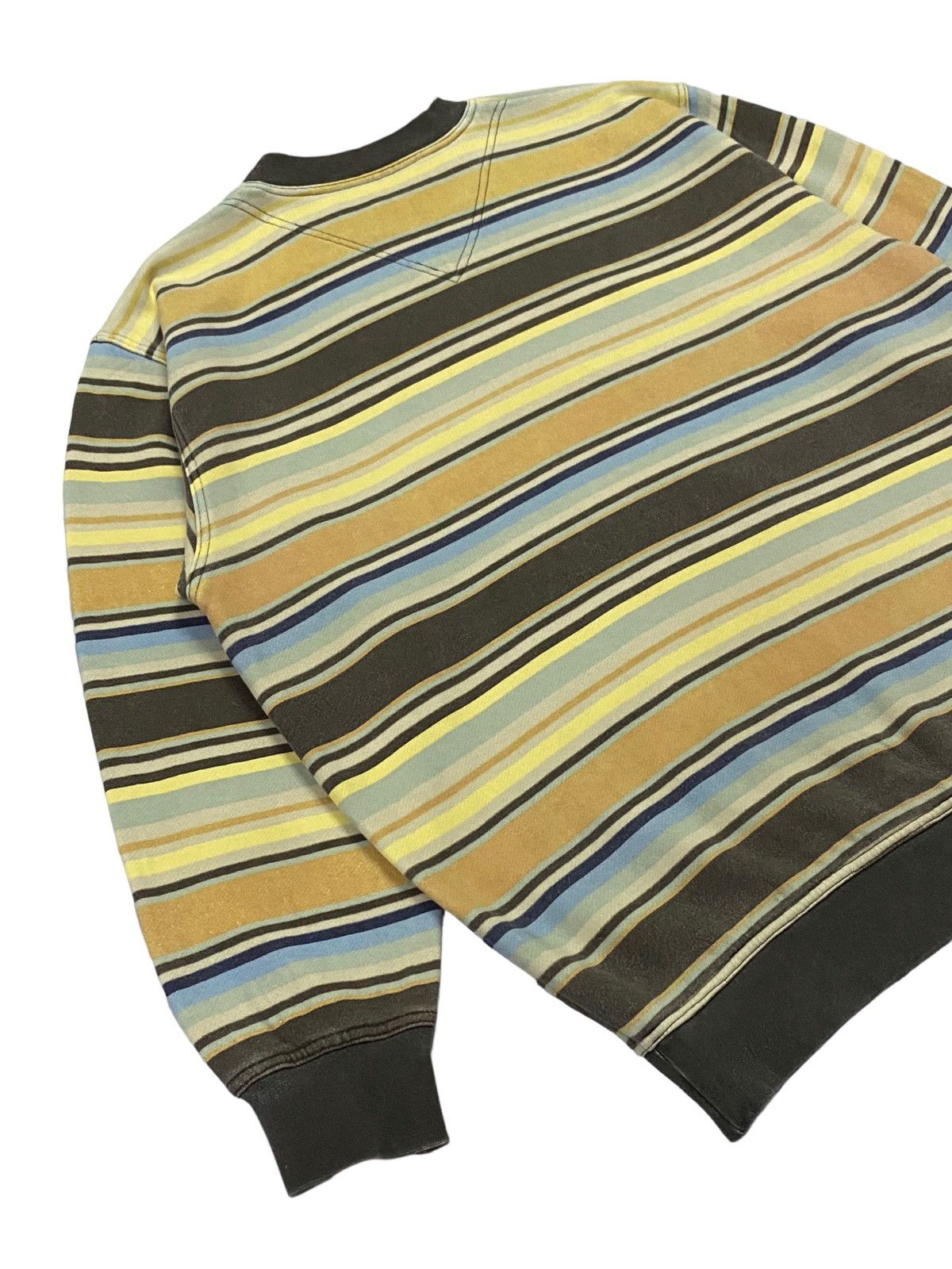 Hai Sporting Gear Vintage Issey Miyake Hai Sporting Gear Striped Sweatshirt Size US M / EU 48-50 / 2 - 18 Thumbnail