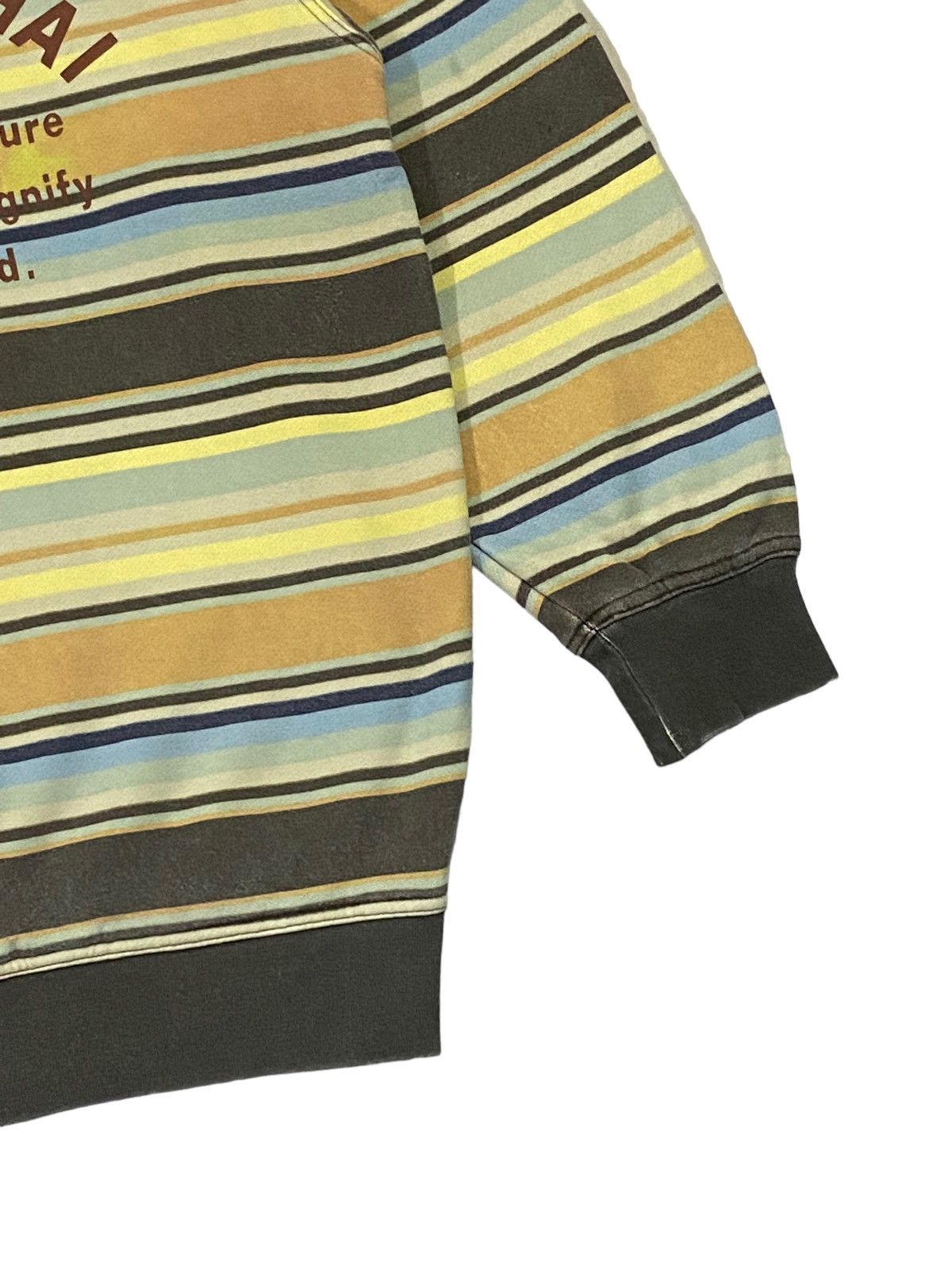 Hai Sporting Gear Vintage Issey Miyake Hai Sporting Gear Striped Sweatshirt Size US M / EU 48-50 / 2 - 12 Thumbnail