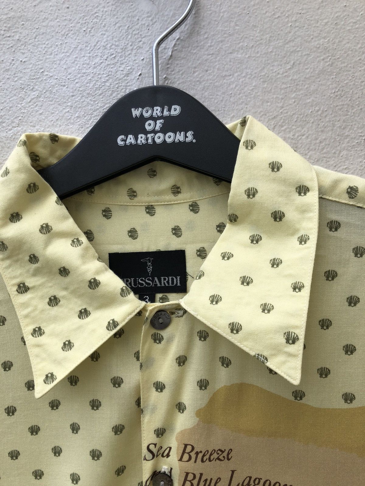 Trussardi Vintage Trussardi Made in Japan Rayon Shirt Size US L / EU 52-54 / 3 - 3 Thumbnail