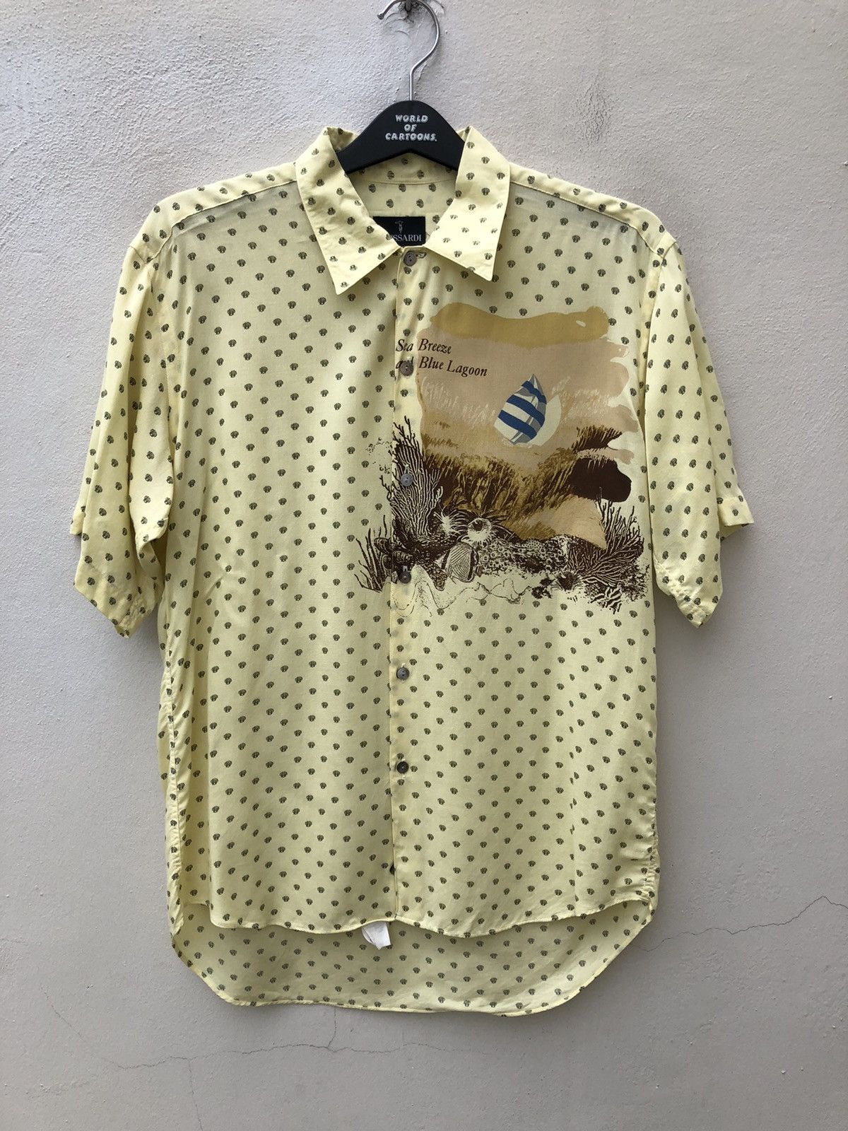 Trussardi Vintage Trussardi Made in Japan Rayon Shirt Size US L / EU 52-54 / 3 - 1 Thumbnail