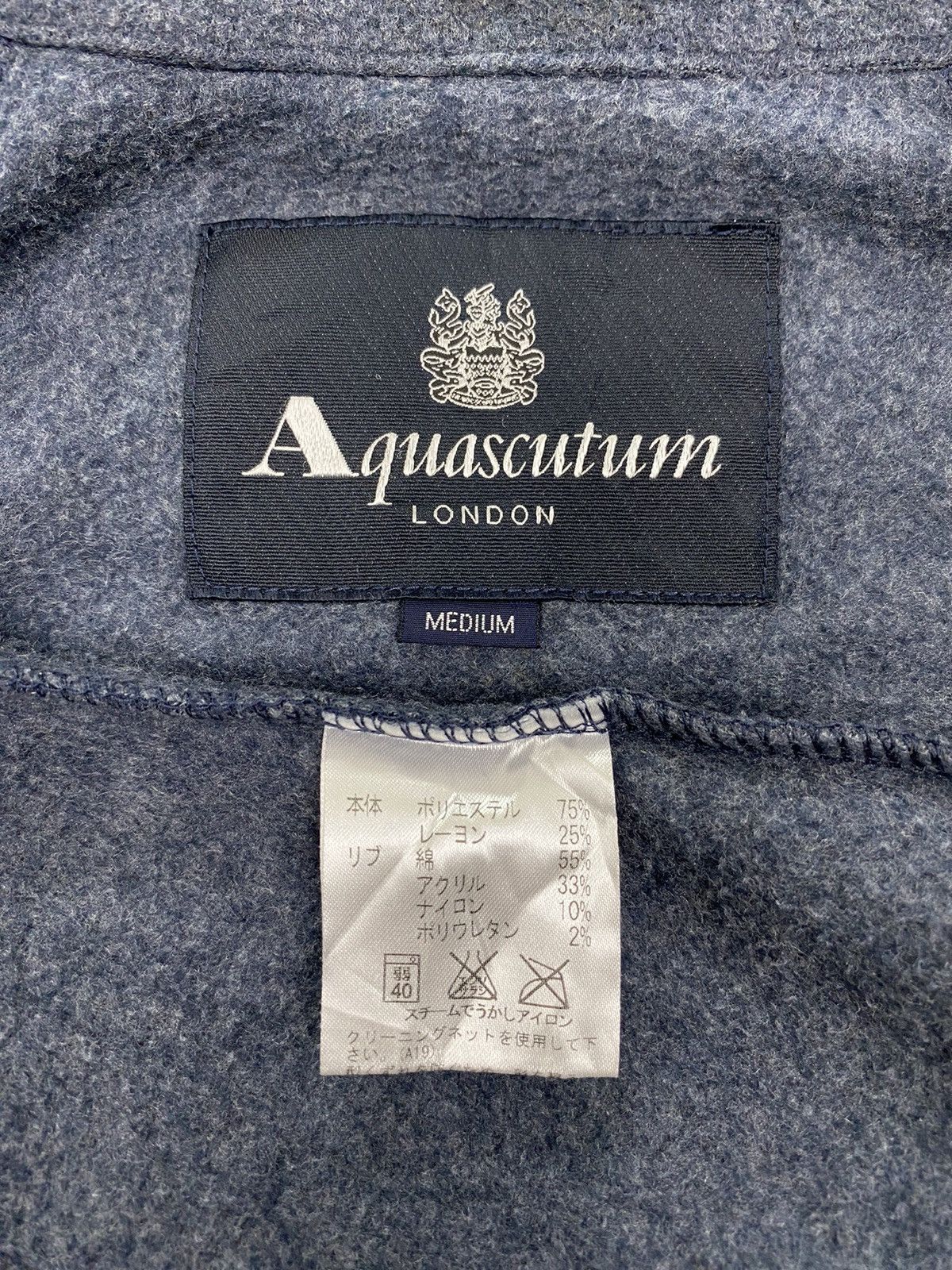 Aquascutum × Designer Aquascutum London Fleece Coat Size US M / EU 48-50 / 2 - 8 Thumbnail