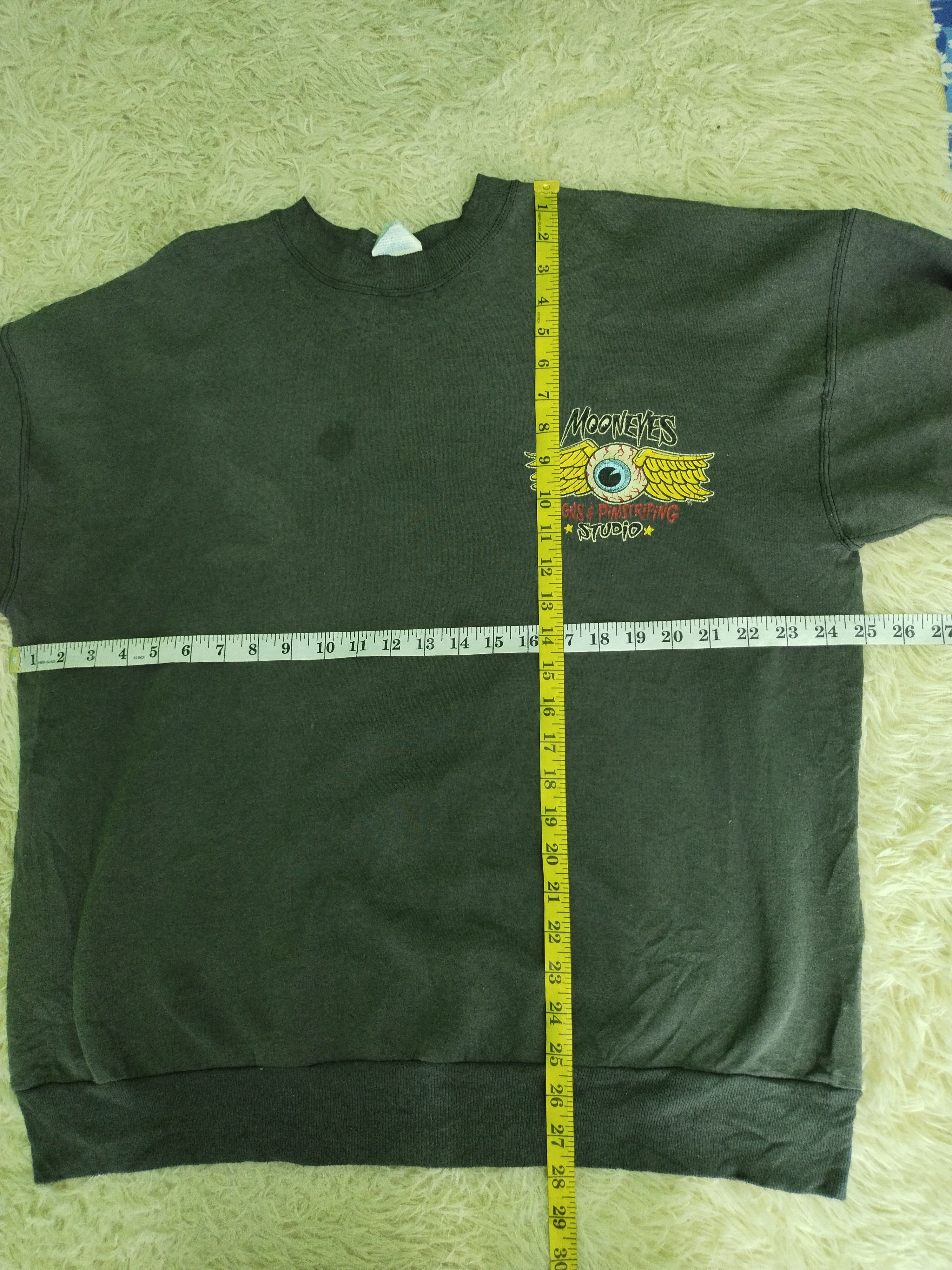 If Six Was Nine × Moon Collective × Vintage VINTAGE MOON EYES FLYING EYES SIGNS PIRATRIPING SWEATSHIRT Size US L / EU 52-54 / 3 - 13 Thumbnail