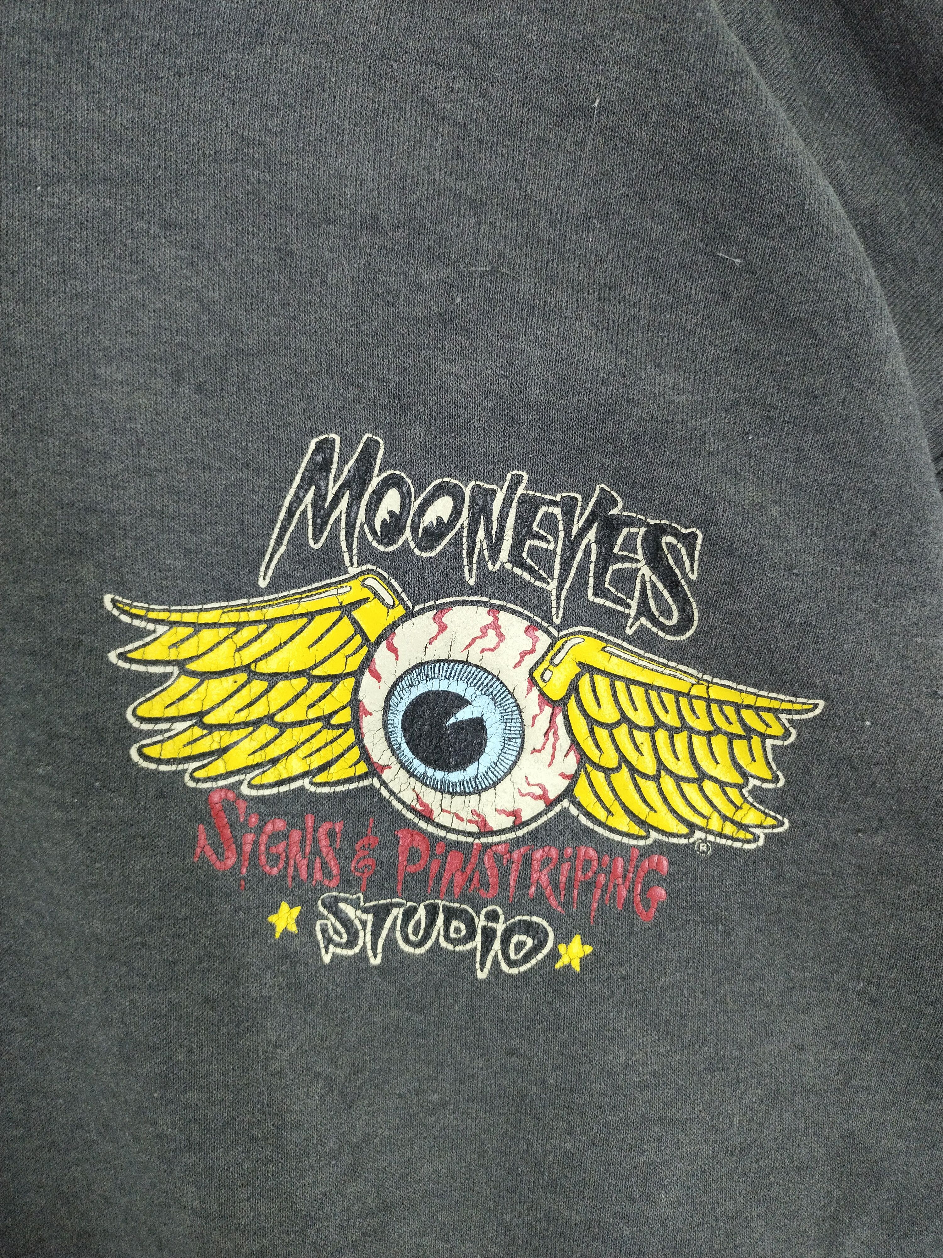 If Six Was Nine × Moon Collective × Vintage VINTAGE MOON EYES FLYING EYES SIGNS PIRATRIPING SWEATSHIRT Size US L / EU 52-54 / 3 - 5 Thumbnail