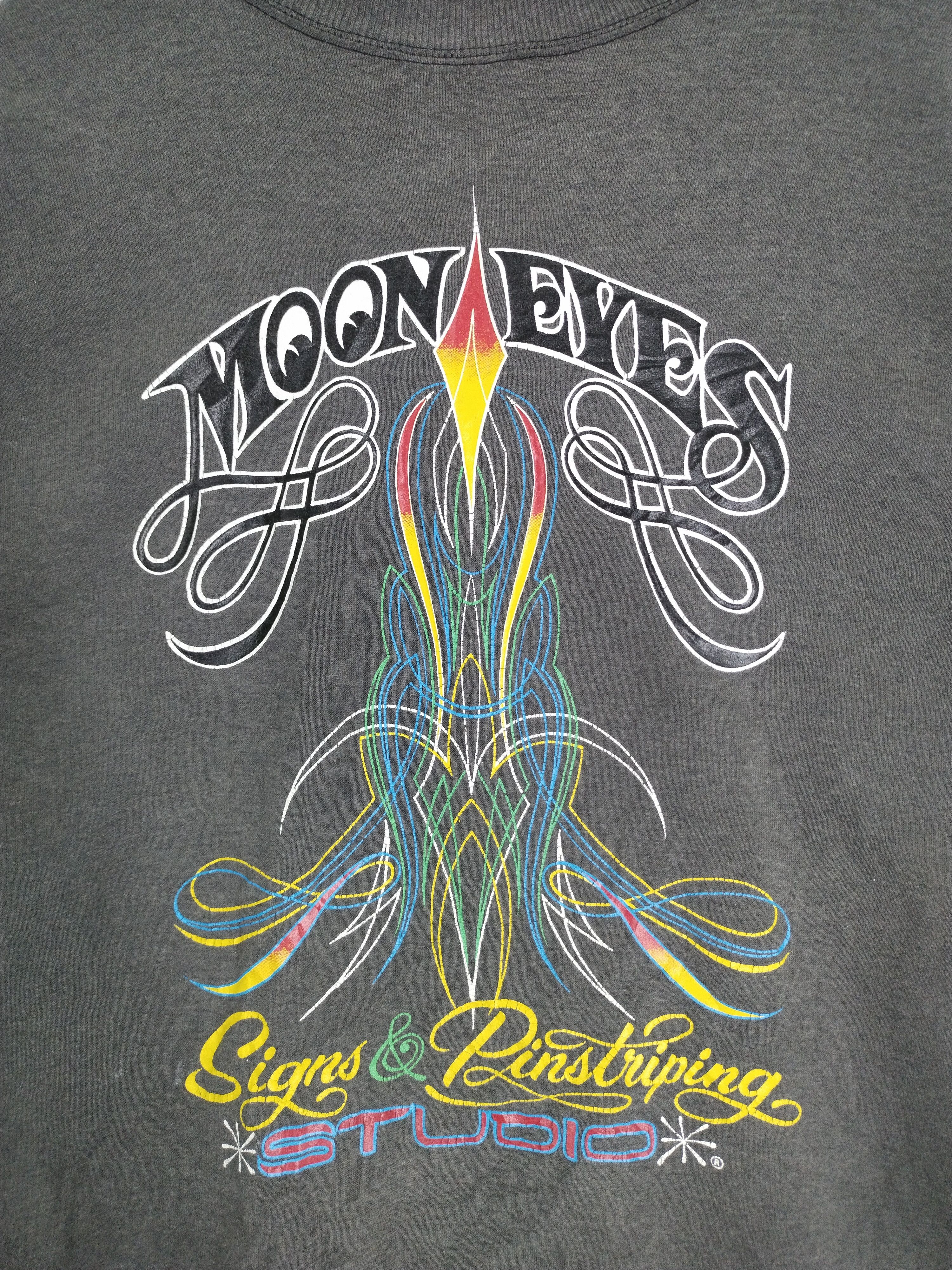If Six Was Nine × Moon Collective × Vintage VINTAGE MOON EYES FLYING EYES SIGNS PIRATRIPING SWEATSHIRT Size US L / EU 52-54 / 3 - 3 Thumbnail