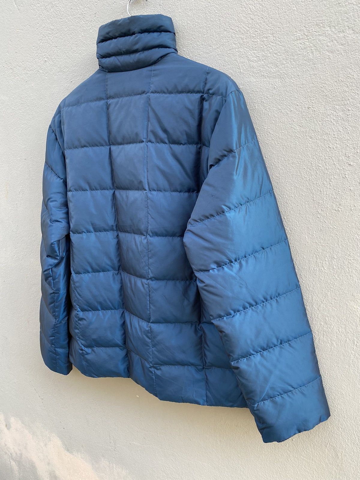Japanese Brand vintage 90s uniqlo puffer down metallic blue jacket Size US L / EU 52-54 / 3 - 11 Thumbnail