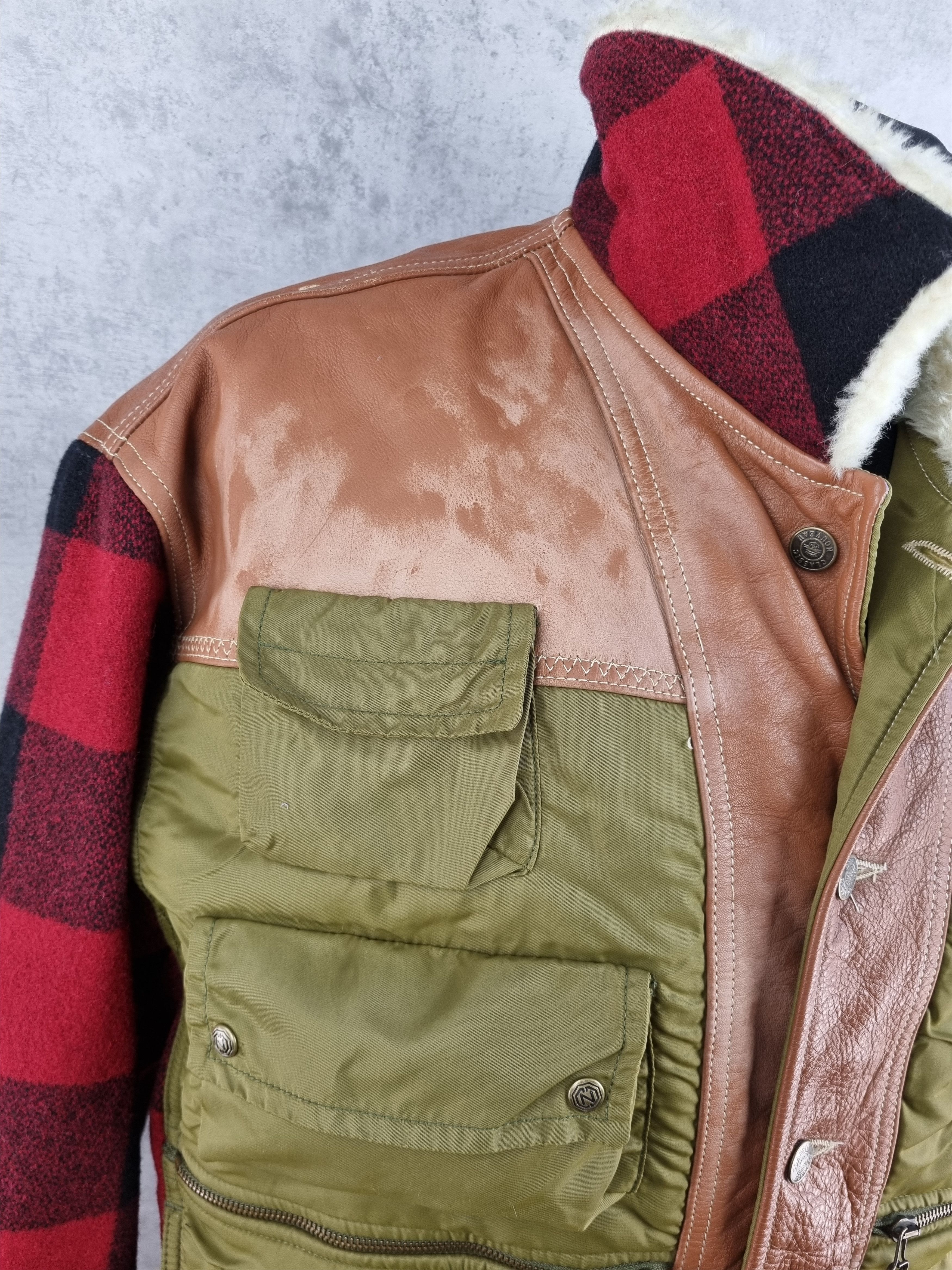 Other 90s Classic NOUVEAU Aesthetical Jacket Plaid Red Military Size US XL / EU 56 / 4 - 8 Thumbnail