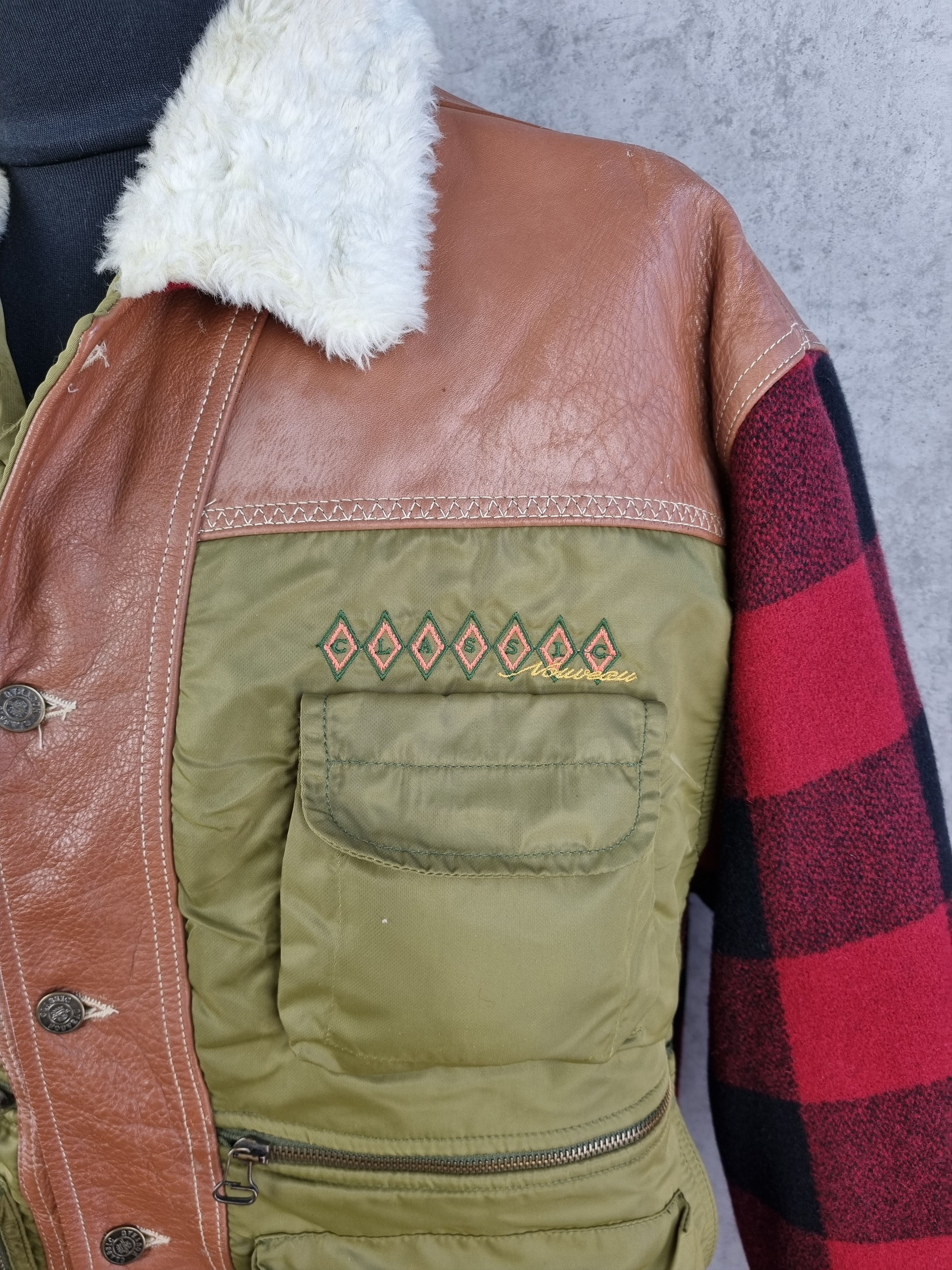 Other 90s Classic NOUVEAU Aesthetical Jacket Plaid Red Military Size US XL / EU 56 / 4 - 7 Thumbnail