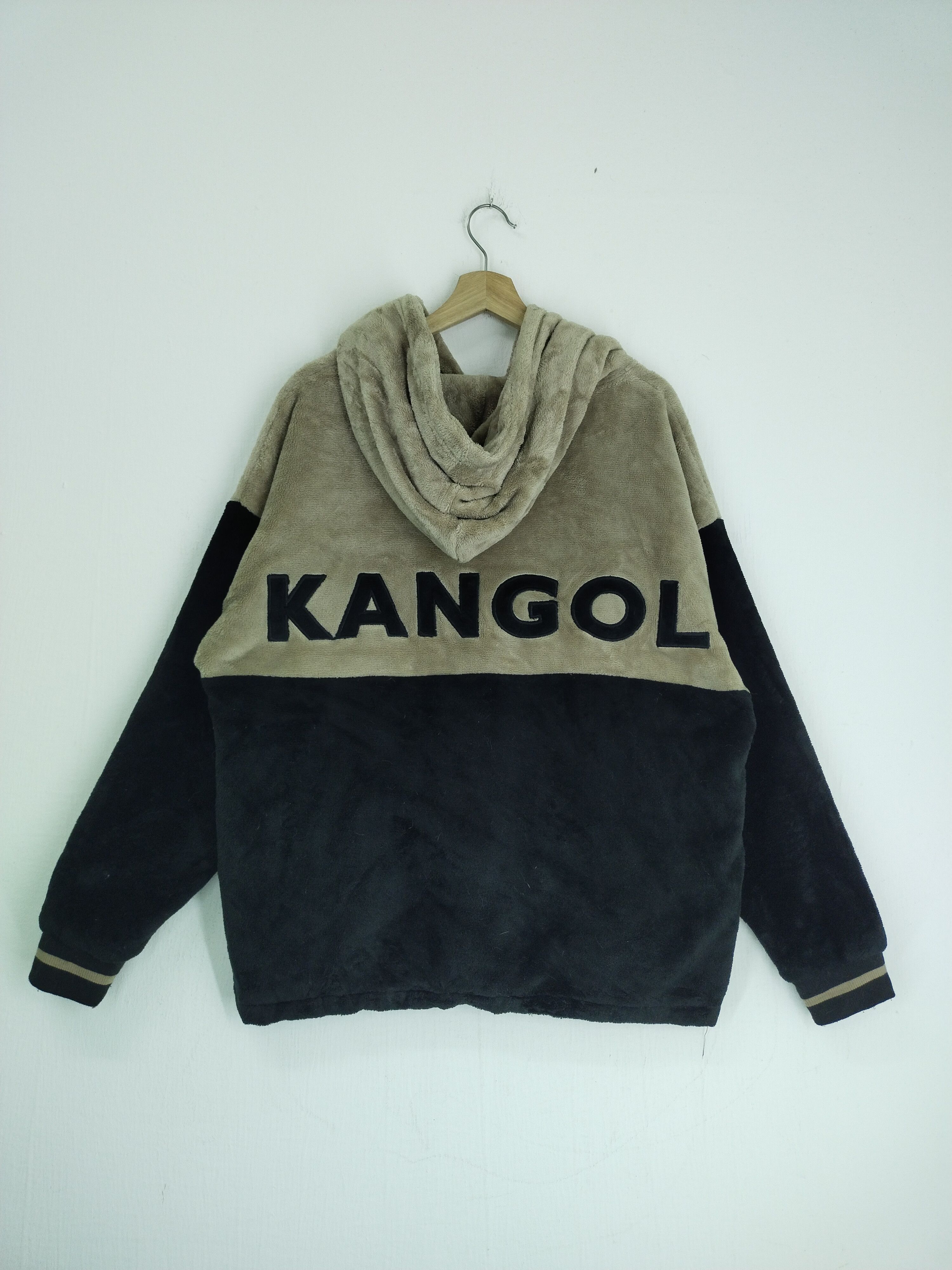 Kangol × Vintage VINTAGE FLEECE KANGOL EMBROIDERY SPELLOUT LOGO HOODIE Size US L / EU 52-54 / 3 - 1 Thumbnail
