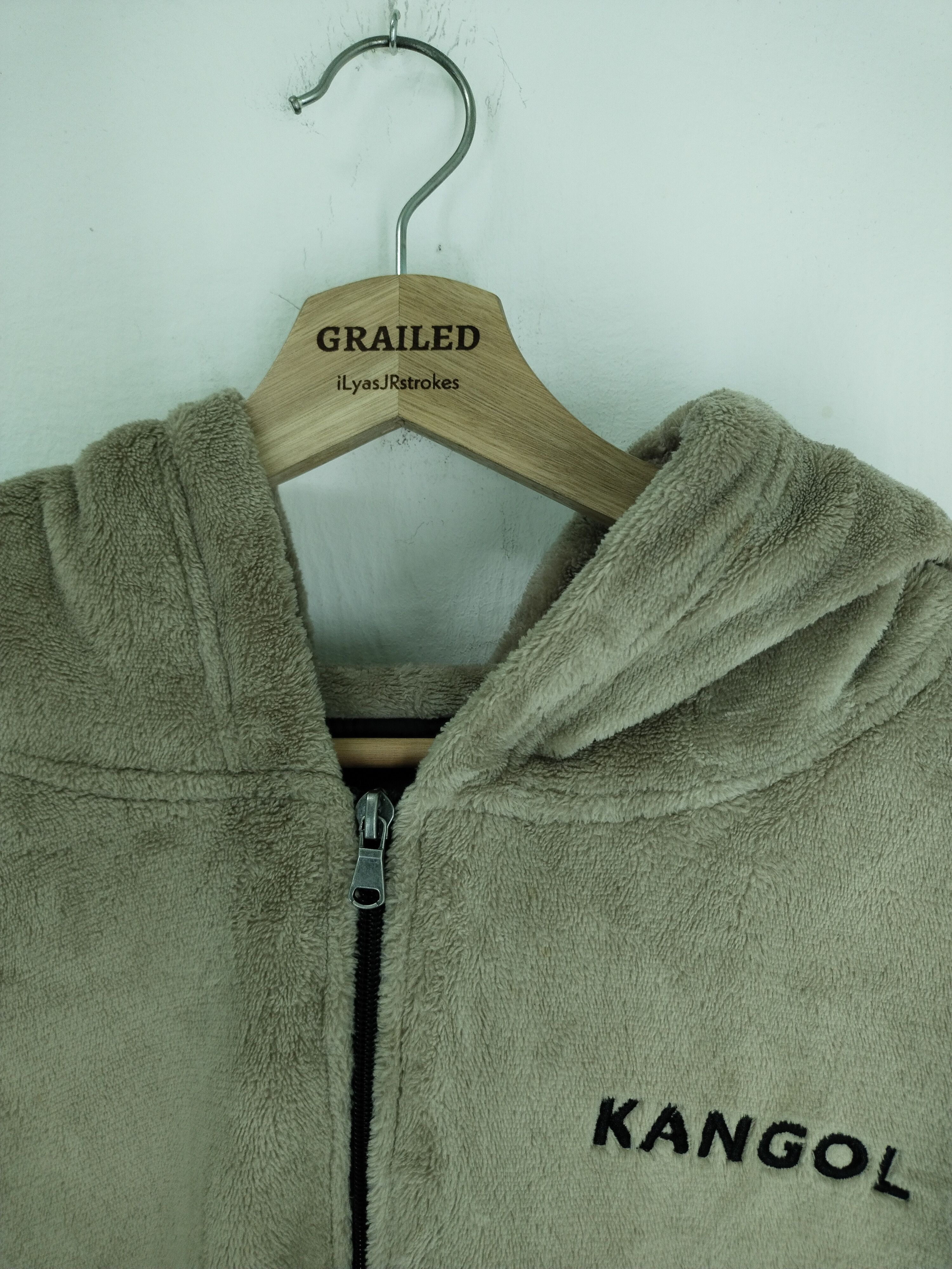 Kangol × Vintage VINTAGE FLEECE KANGOL EMBROIDERY SPELLOUT LOGO HOODIE Size US L / EU 52-54 / 3 - 21 Thumbnail
