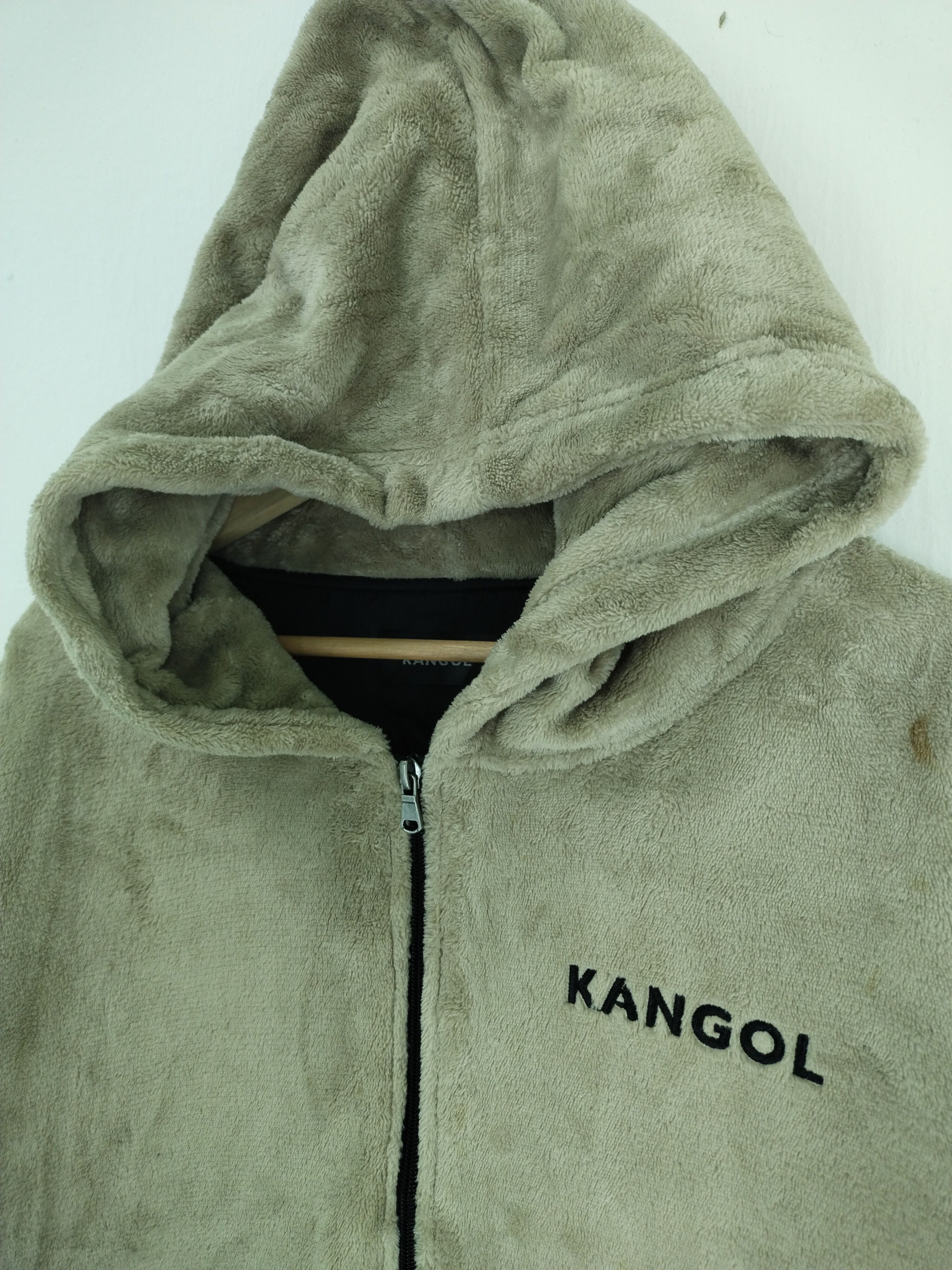 Kangol × Vintage VINTAGE FLEECE KANGOL EMBROIDERY SPELLOUT LOGO HOODIE Size US L / EU 52-54 / 3 - 3 Thumbnail