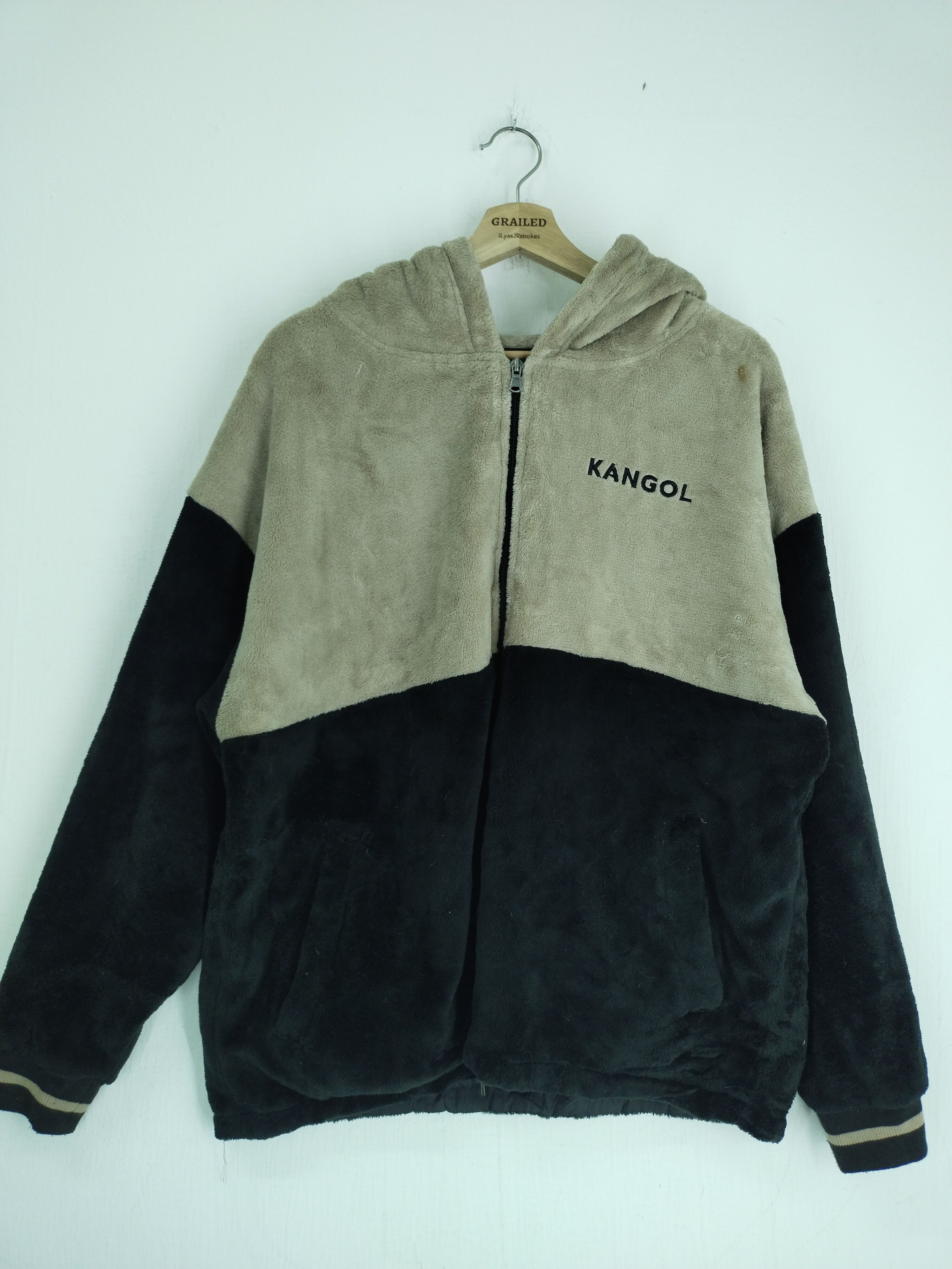 Kangol × Vintage VINTAGE FLEECE KANGOL EMBROIDERY SPELLOUT LOGO HOODIE Size US L / EU 52-54 / 3 - 9 Thumbnail