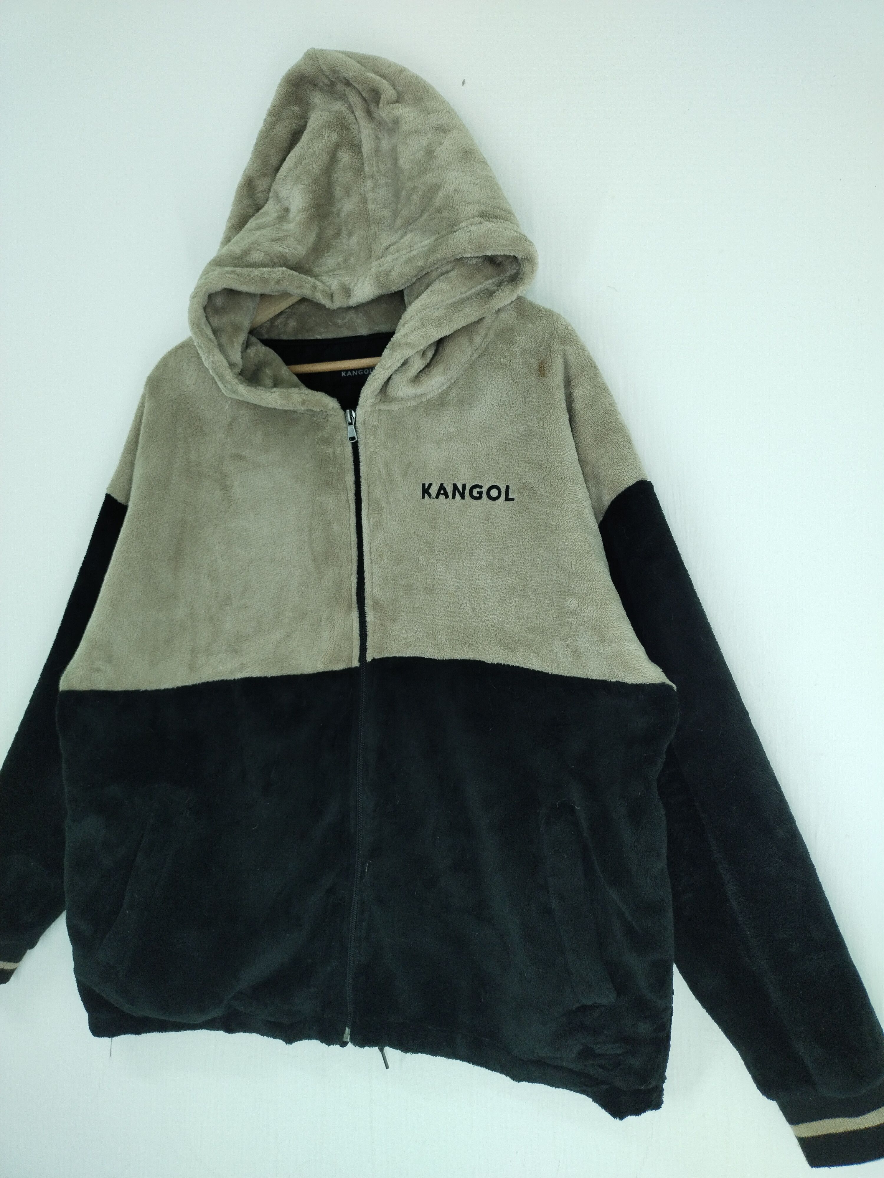 Kangol × Vintage VINTAGE FLEECE KANGOL EMBROIDERY SPELLOUT LOGO HOODIE Size US L / EU 52-54 / 3 - 7 Thumbnail