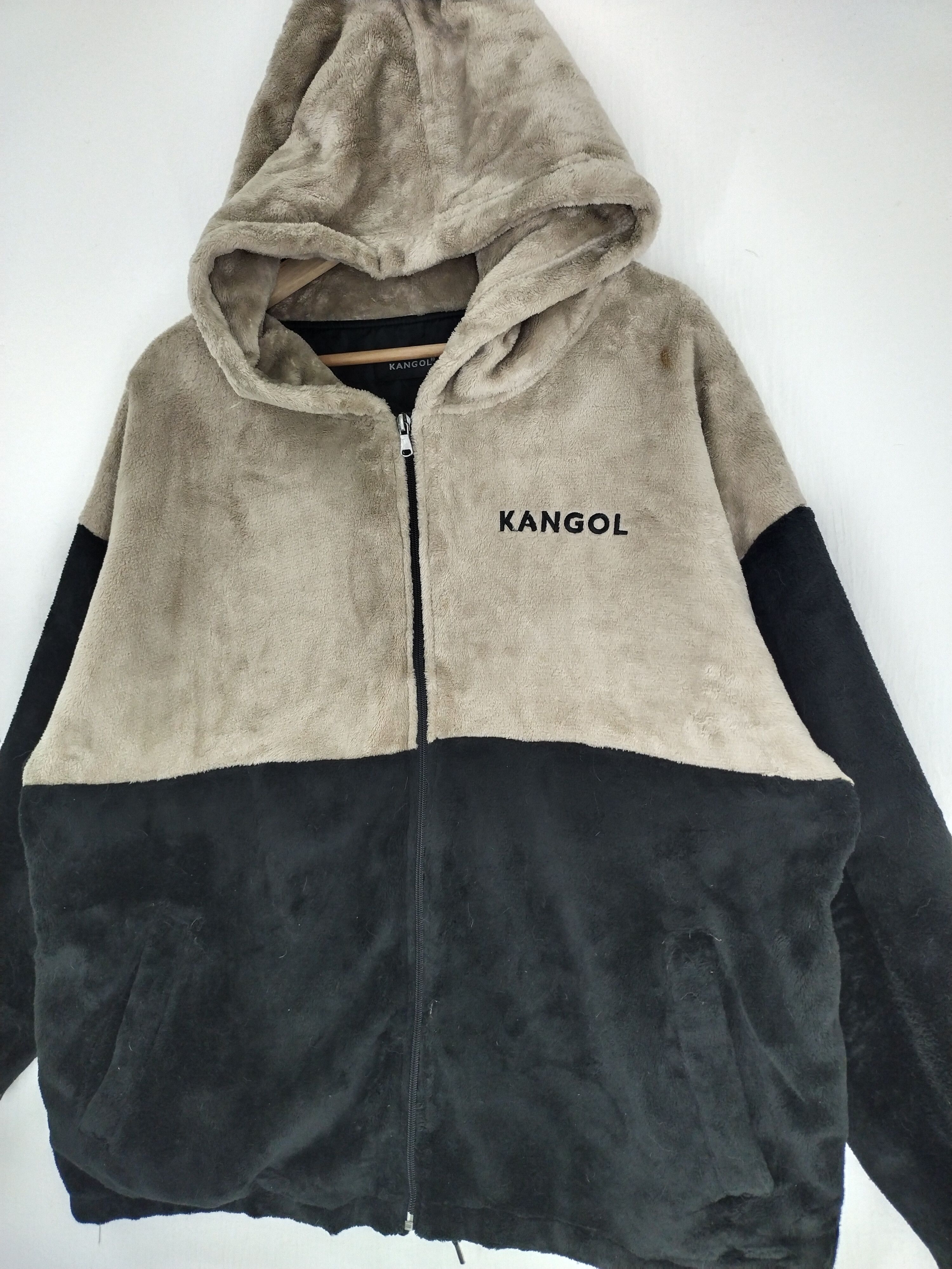 Kangol × Vintage VINTAGE FLEECE KANGOL EMBROIDERY SPELLOUT LOGO HOODIE Size US L / EU 52-54 / 3 - 13 Thumbnail