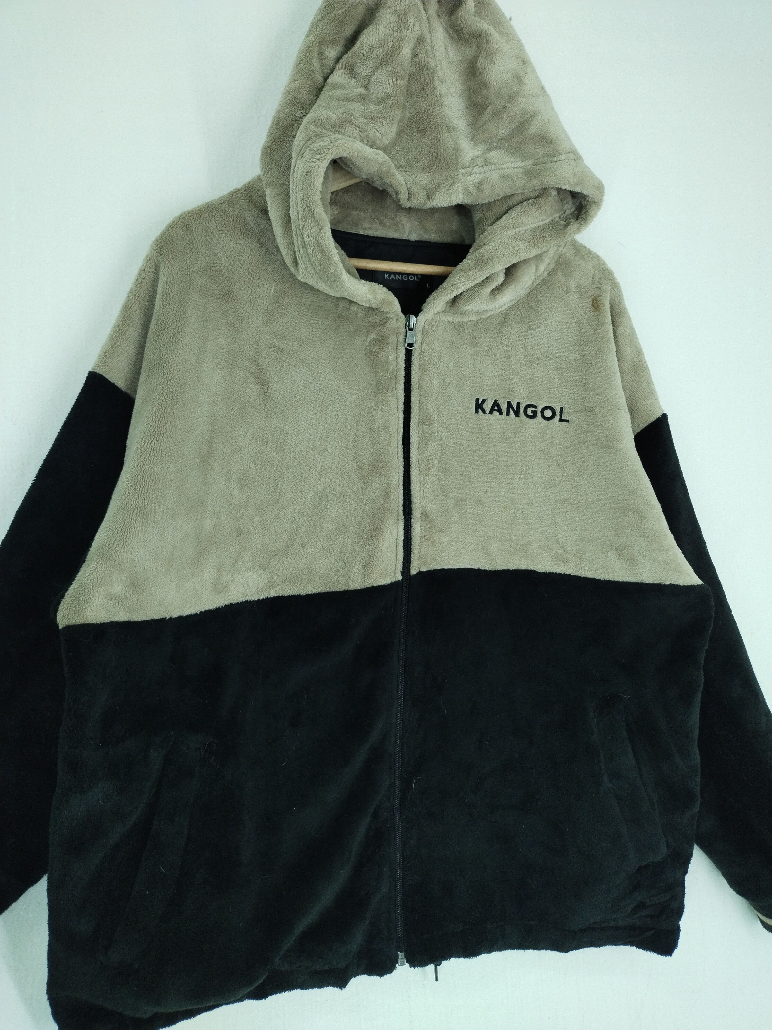 Kangol × Vintage VINTAGE FLEECE KANGOL EMBROIDERY SPELLOUT LOGO HOODIE Size US L / EU 52-54 / 3 - 14 Thumbnail